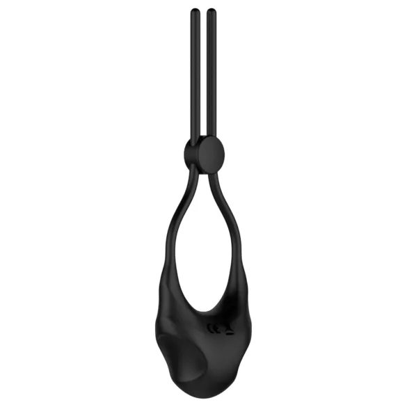 Nexus Forge - vibrirajući podesivi prsten za penis - silikon crni