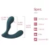 Magic Motion Solstice X - pametni vibrator za prostatu - zeleni