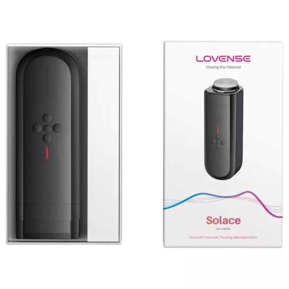 Lovense Solace - masturbator za muškarce na upravljanje putem aplikacije (crni)