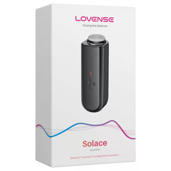 Lovense Solace - masturbator za muškarce na upravljanje putem aplikacije (crni)