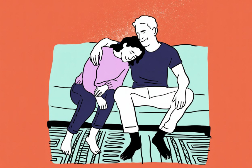 Par se nježno mazi na kauču. | Sex Shop Croatia Desirel.hr