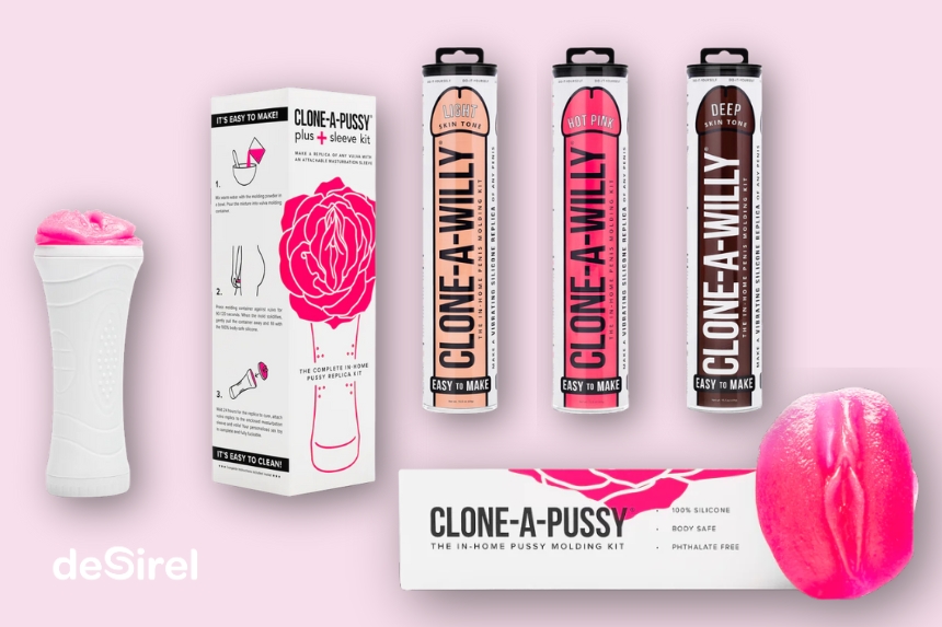Clone a Willy & Clone a Pussy home made DIY dildo and masturbator kit | Sex Shop Desirel