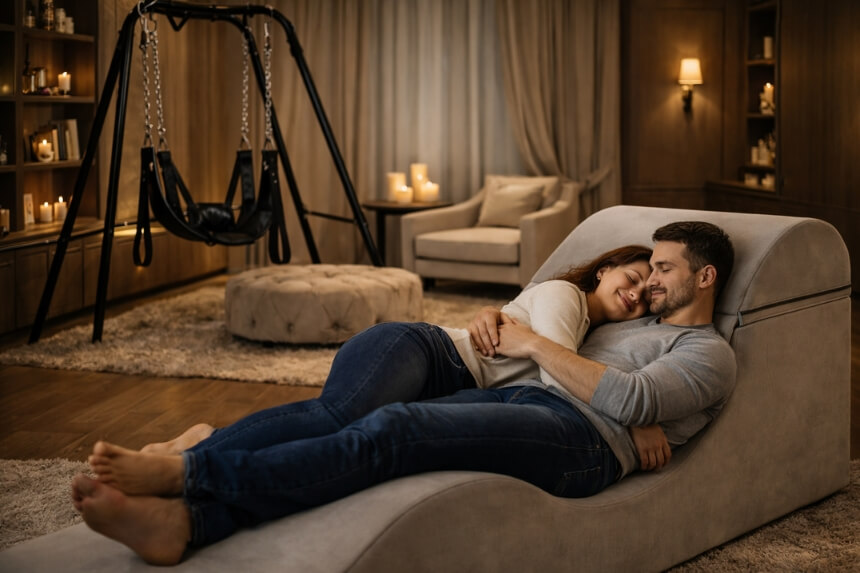 Erotska soba za odrasle s seks namještajem i BDSM igračkama - Desirel.hr Sex Shop
