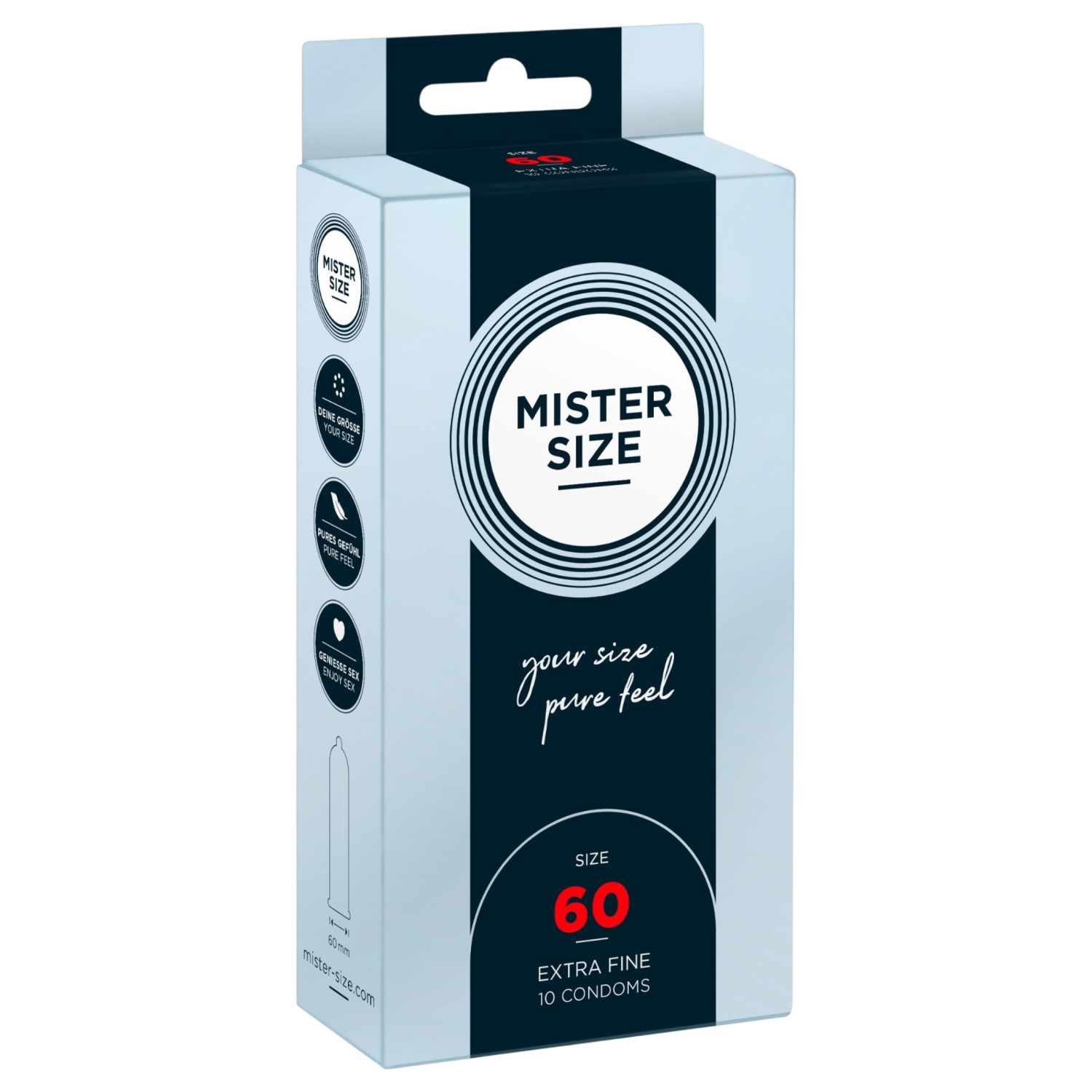 Mister Size - tanka kondom - 60mm - 10 komada