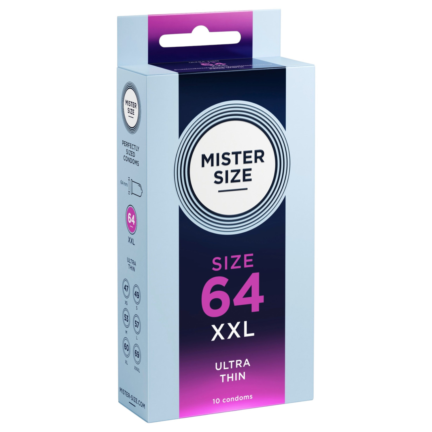 Mister Size - tanji kondom - 64mm - 10 komada