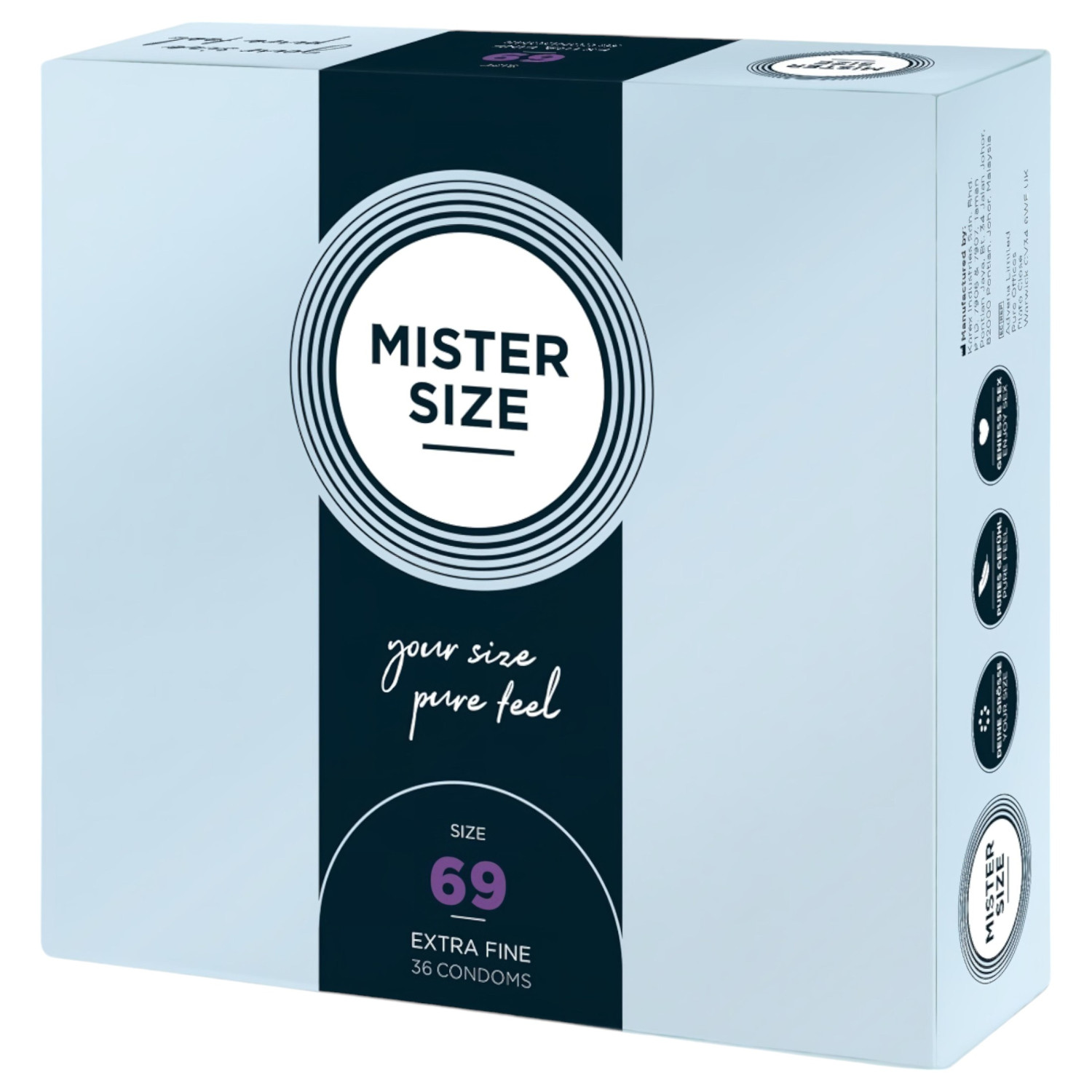 Mister Size - tanka kondom - 69mm - 36 komada