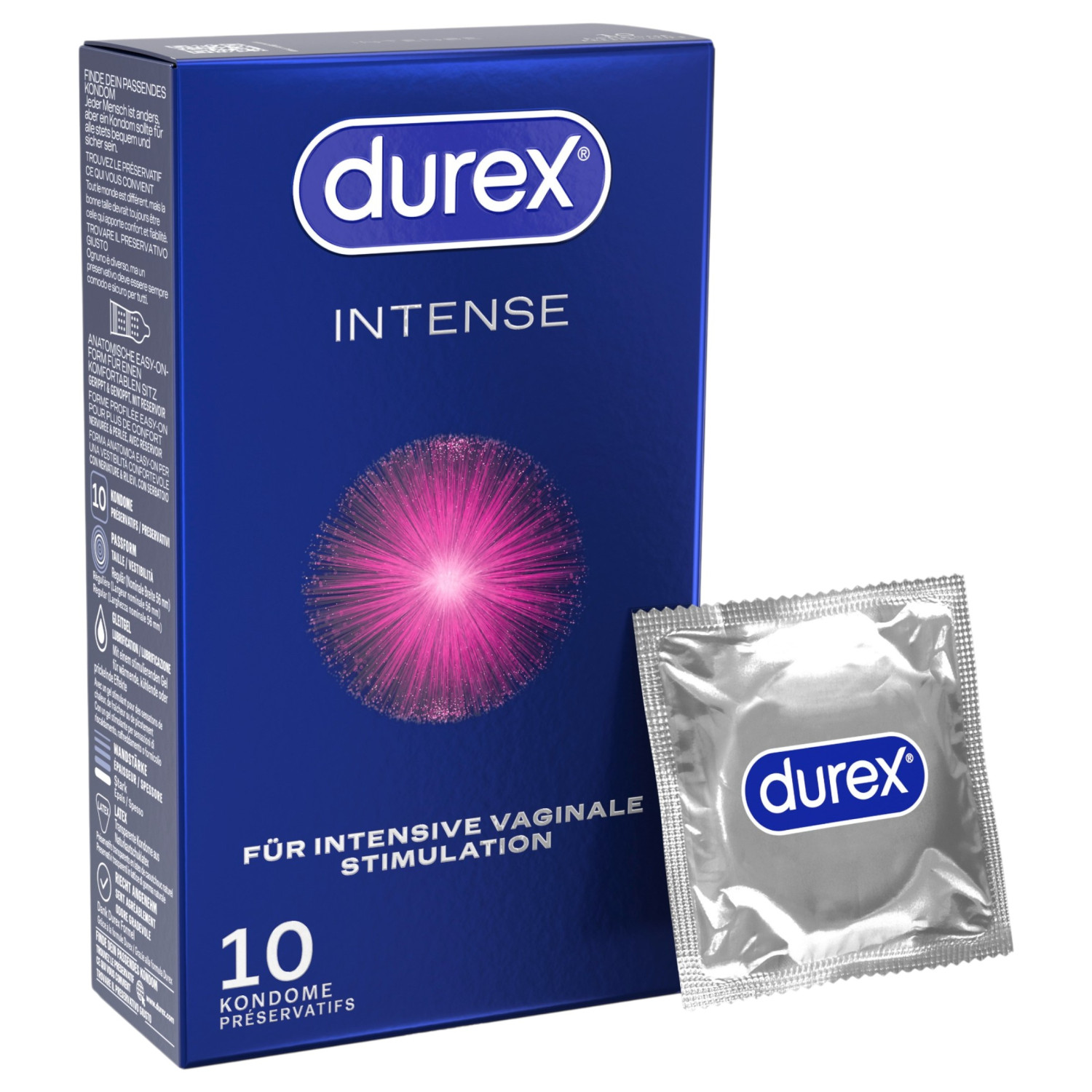 Durex Intense - orgazmički kondomi (10 komada)
