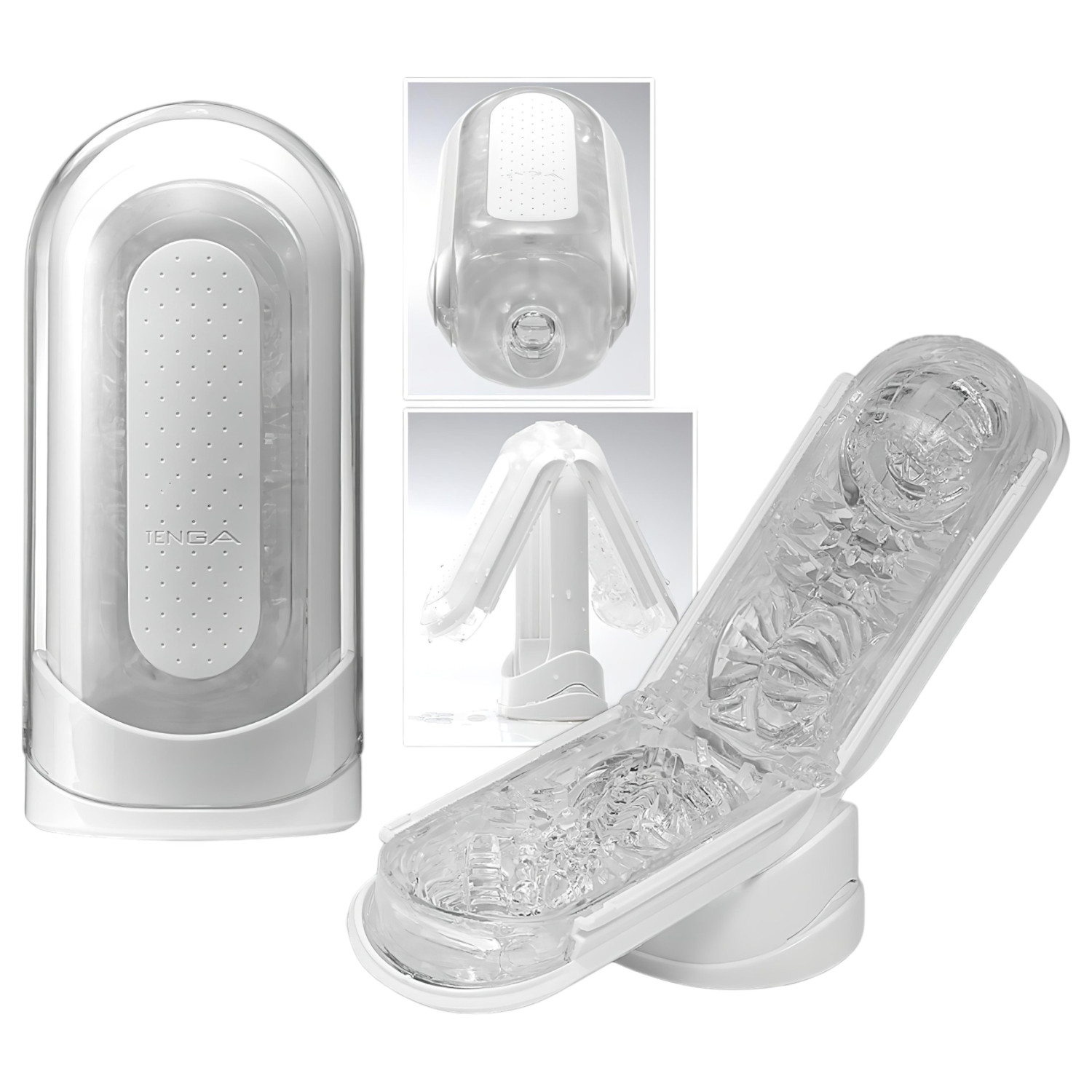 TENGA Flip Zero - muški masturbator - bijeli