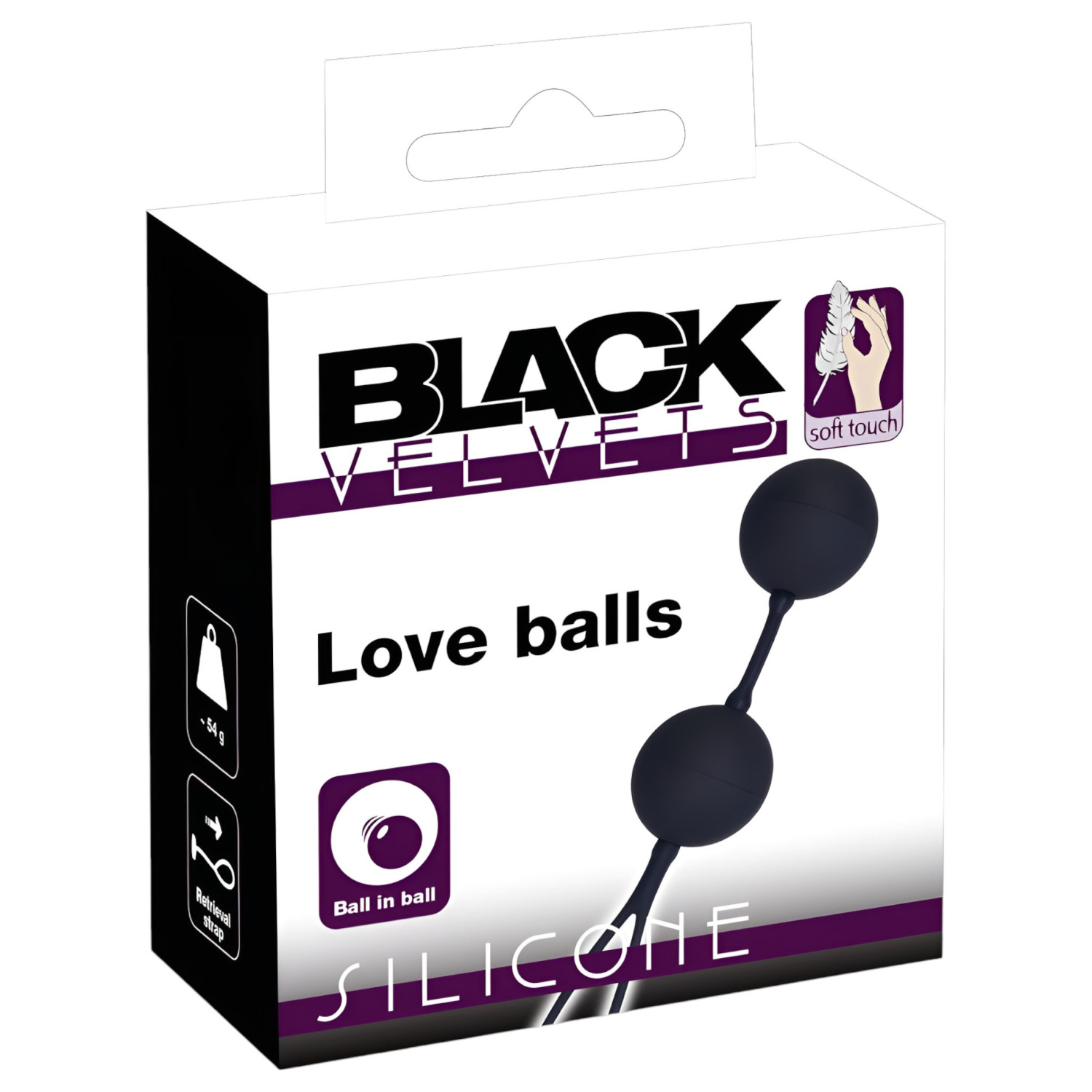 Black Velvets - duo gejša kuglica za Kegel vježbe (2-dijelni set)