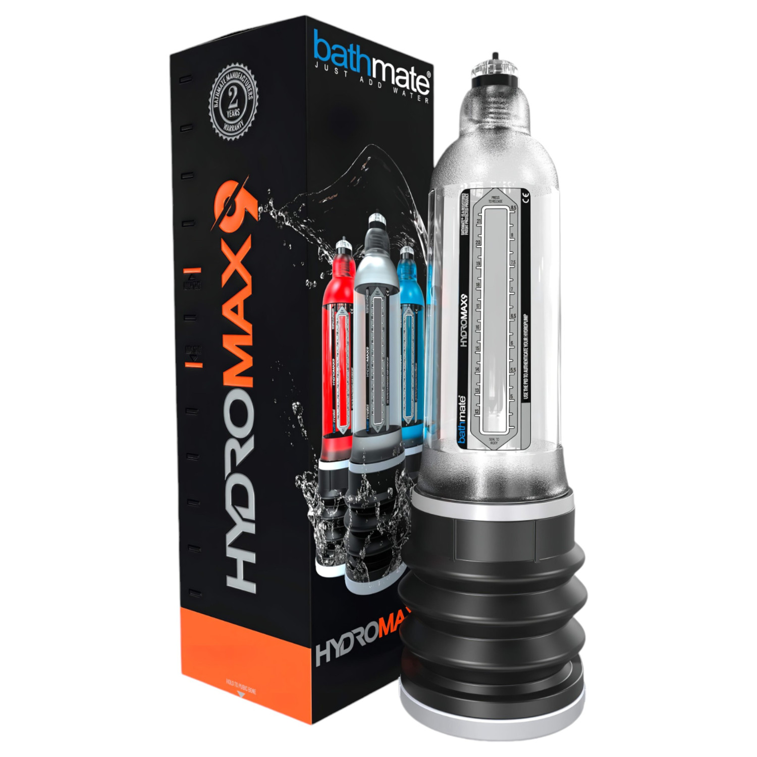 Bathmate Hydromax 9 - hidropumpa (prozirna)