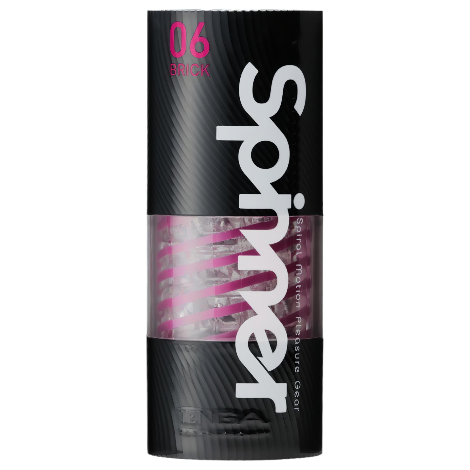 TENGA Spinner Brick - masturbator za muškarce - prozirni