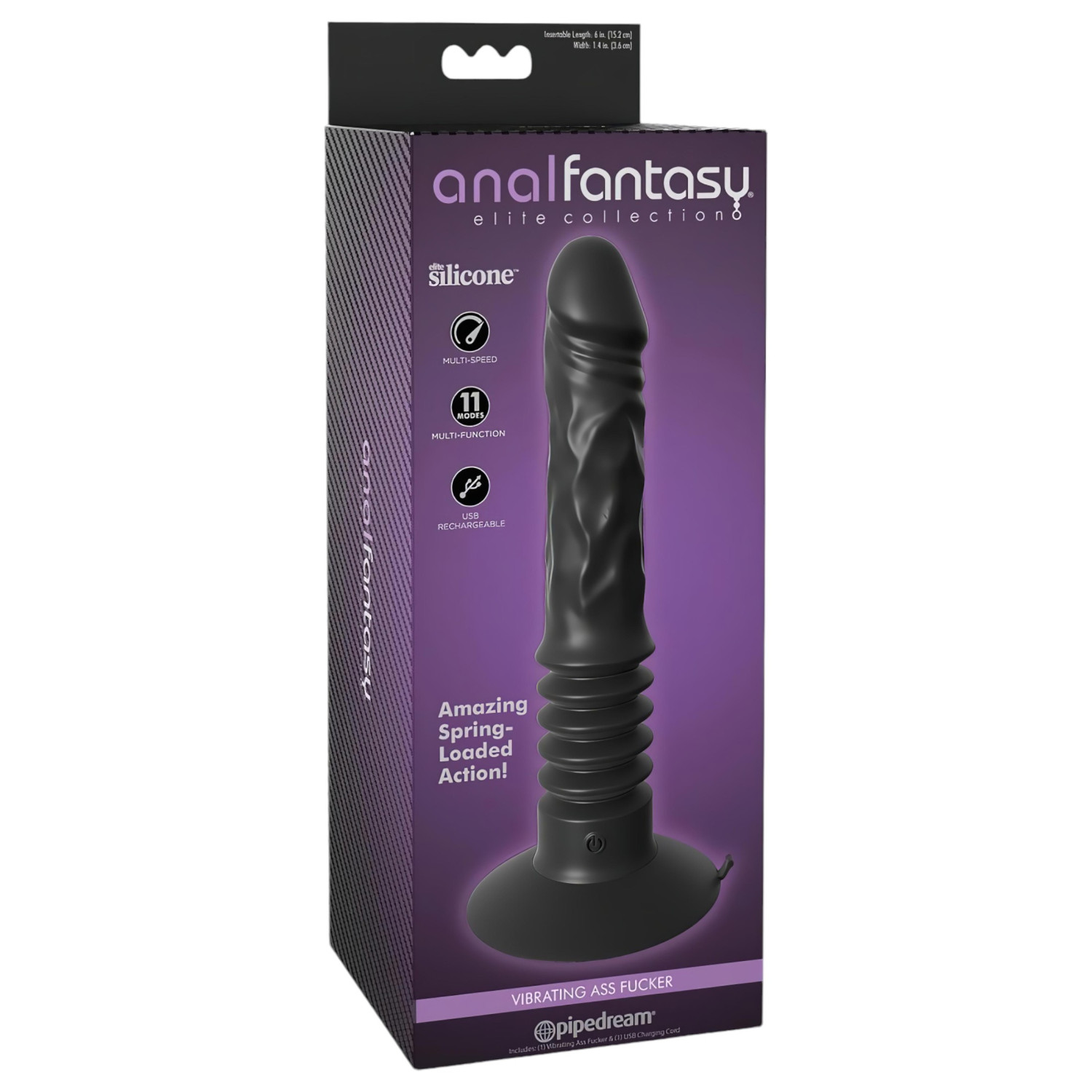 Pipedream - Analfantasy Ass Fucker - bežični analni vibrator (crni)