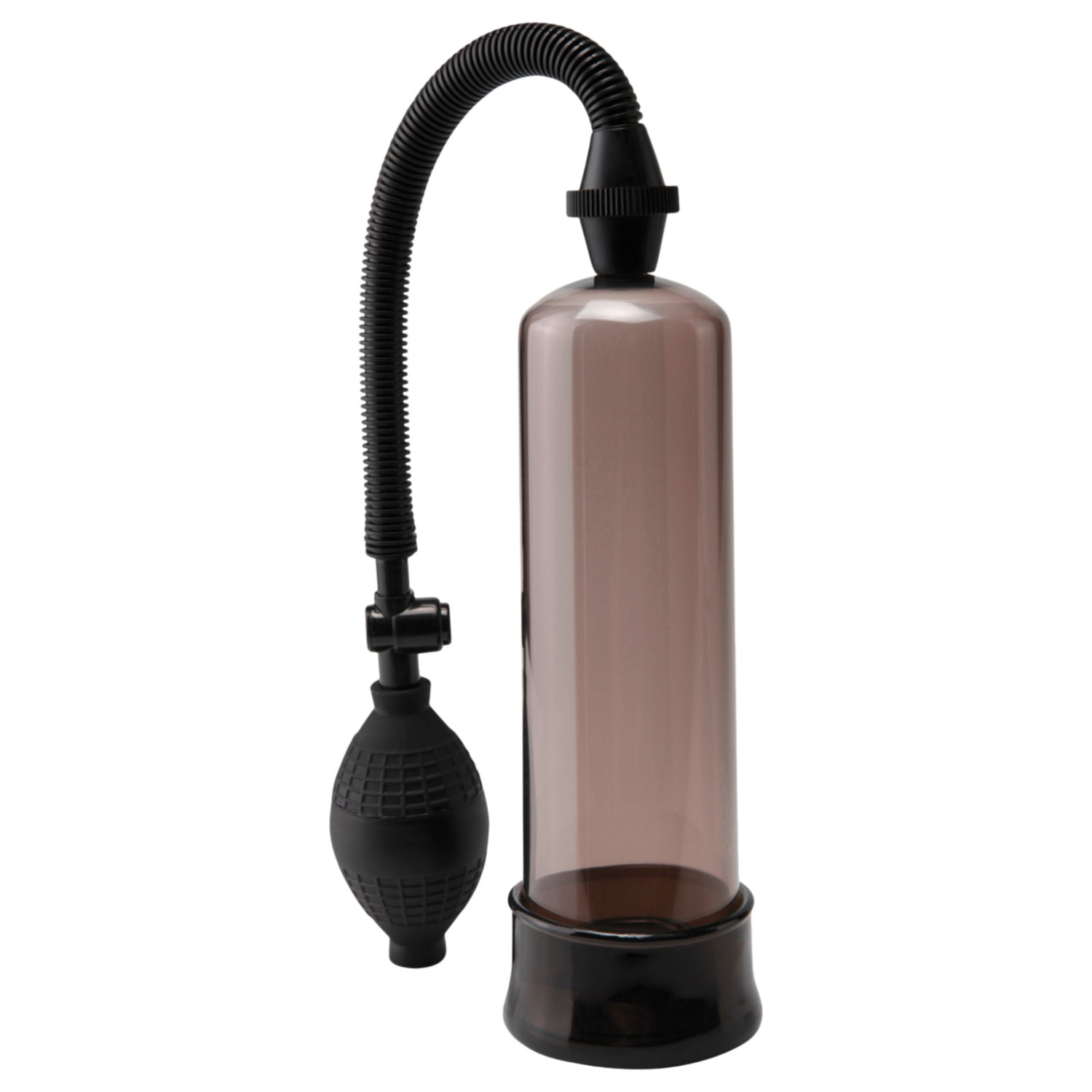 Pipedream - Pump Worx Beginner's - crna pumpa za penis (19 cm)