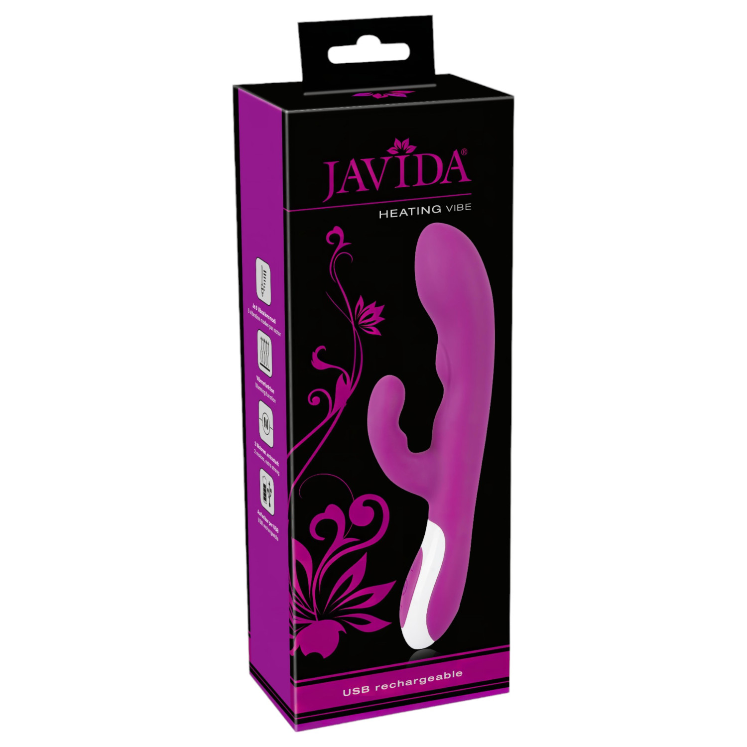 Javida - grijaći vibrator za stimulaciju klitorisa (ljubičasti)