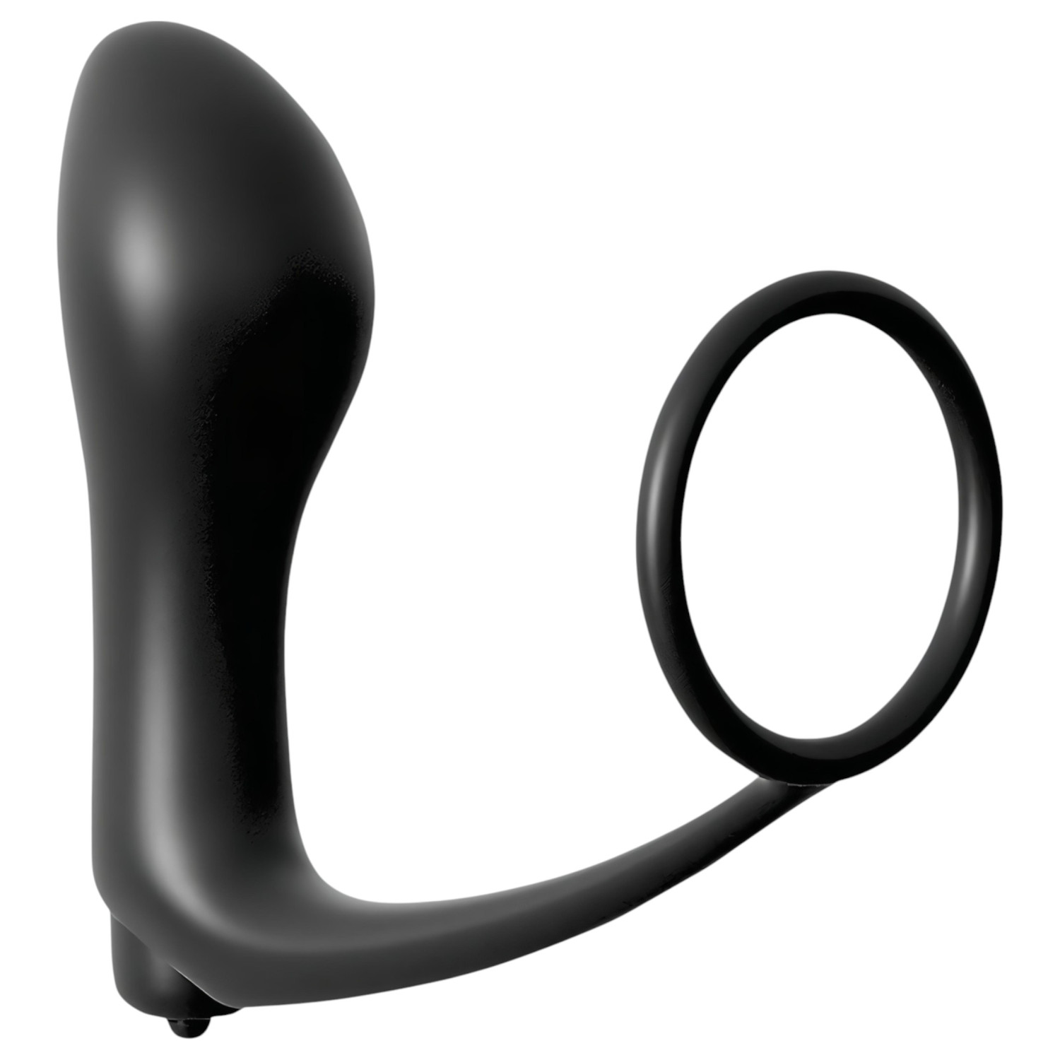 Pipedream - Analfantasy - analni vibrator za prst s penisnim prstenom (crni)