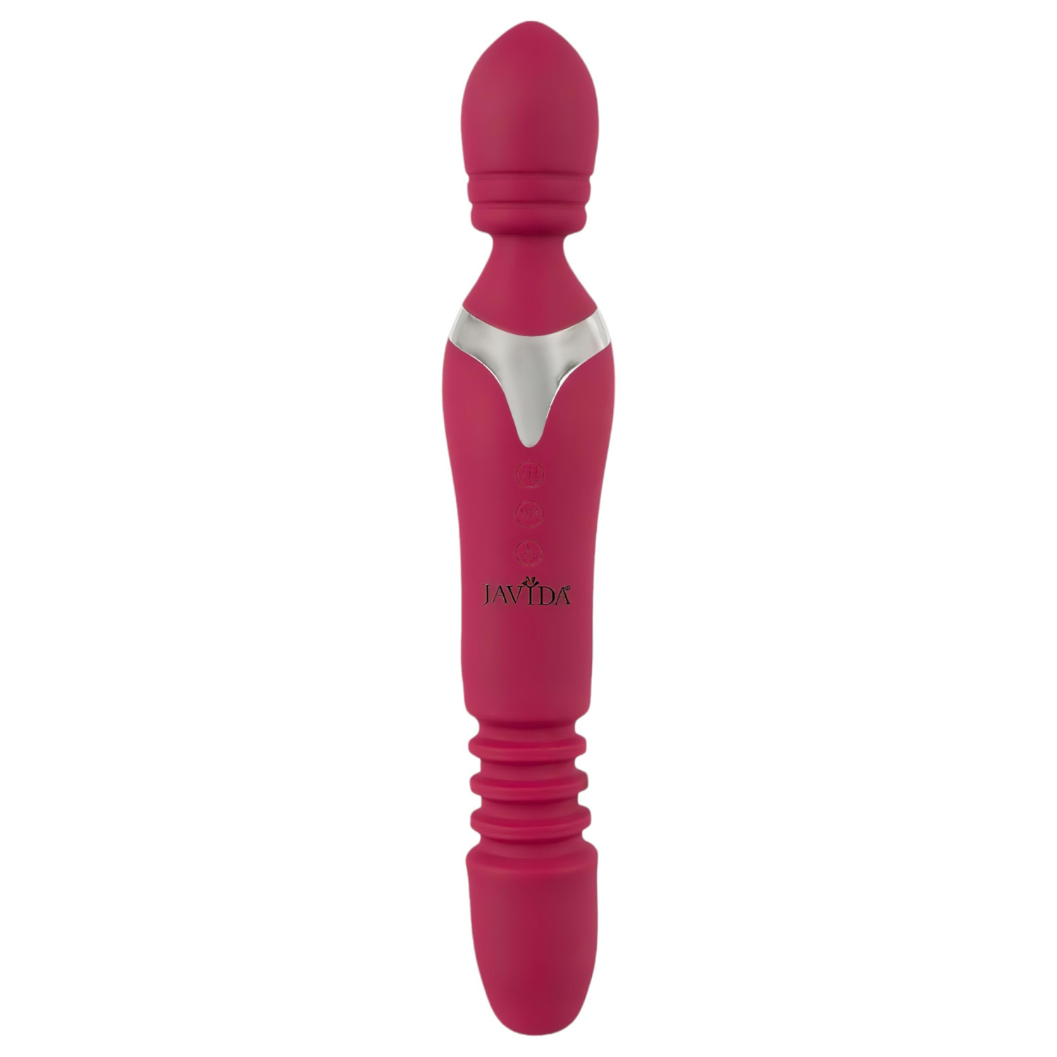 Javida Thrusting - 3u1 masažni vibrator (crveni)