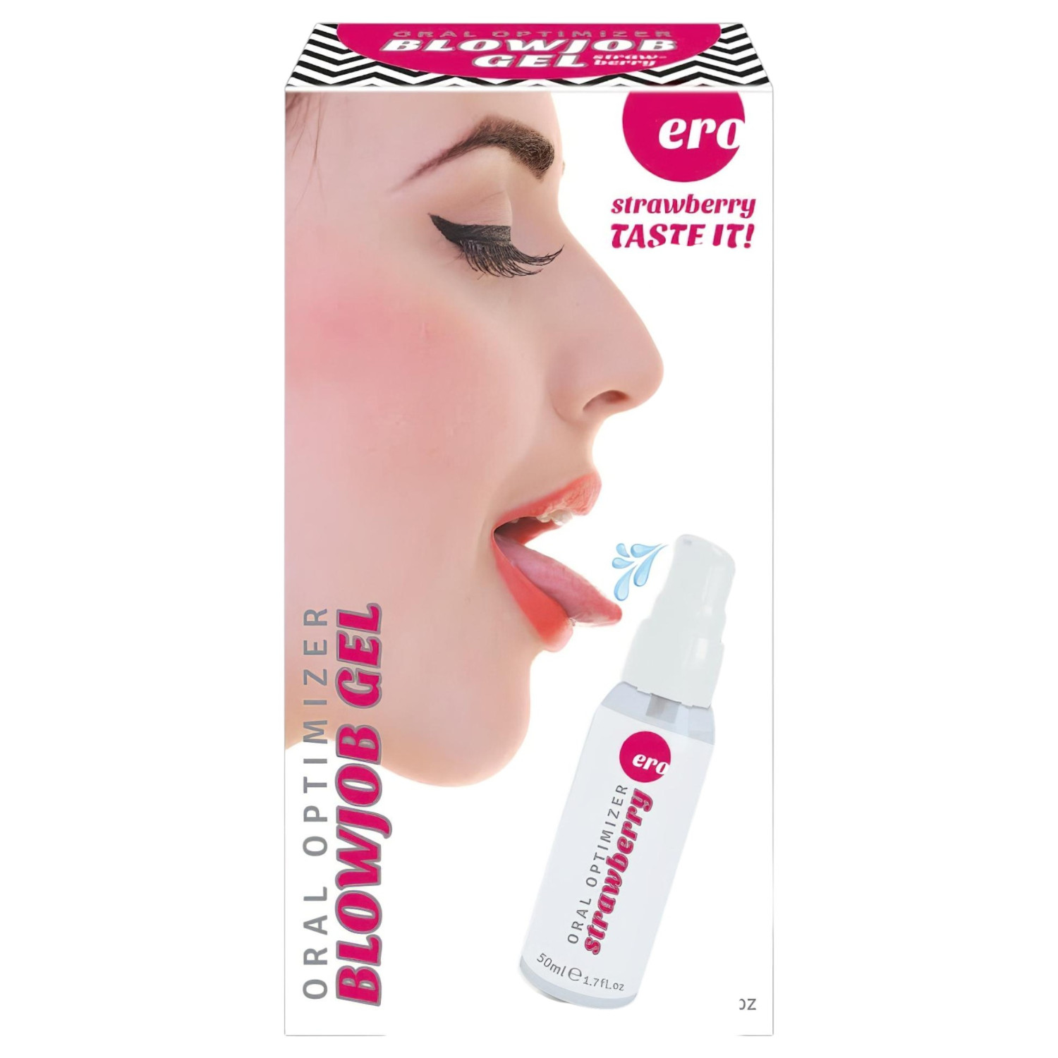HOT - Blowjob Gel - oralni lubrikant gel - jagoda (50 ml)