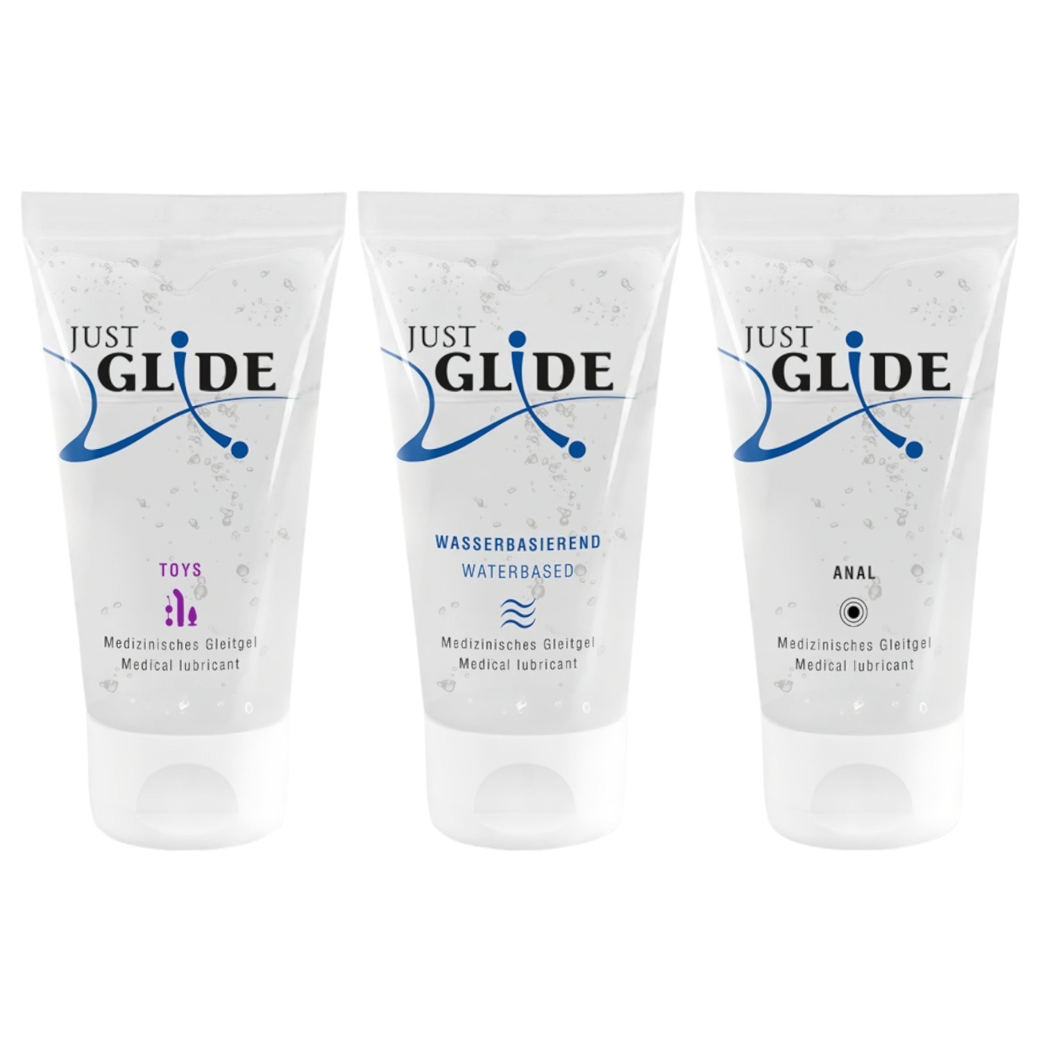 Just Glide - lubrikant set - 3x50ml