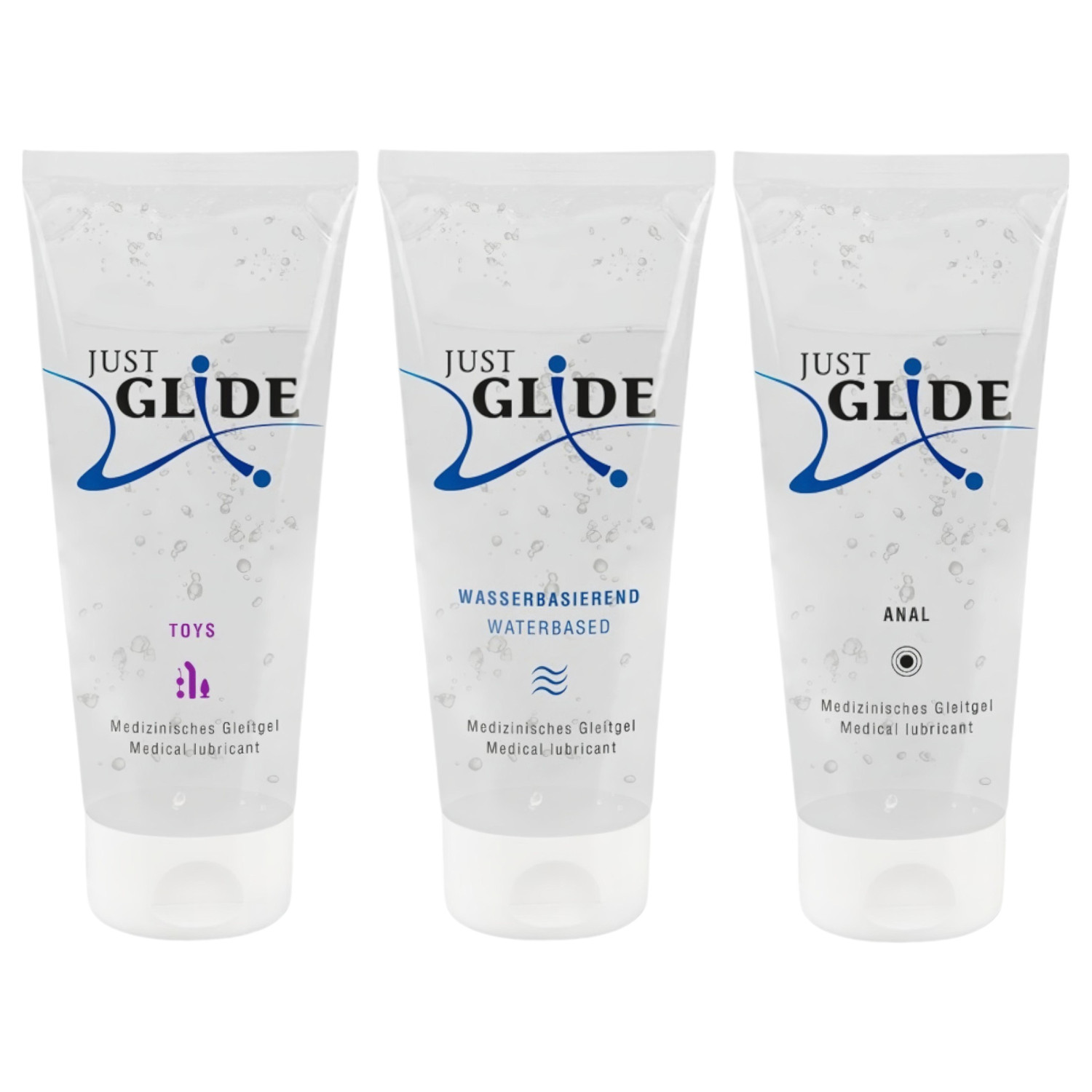 Just Glide - set lubrikanata - 3x200 ml