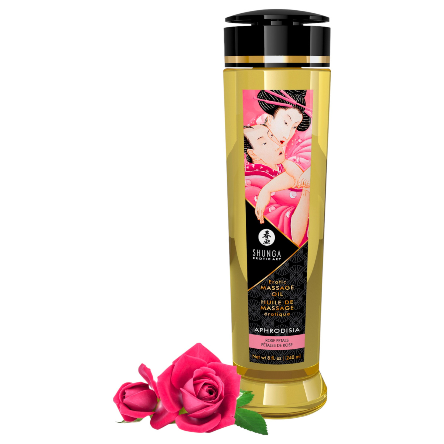 Shunga - masažno ulje - ruža - 240ml