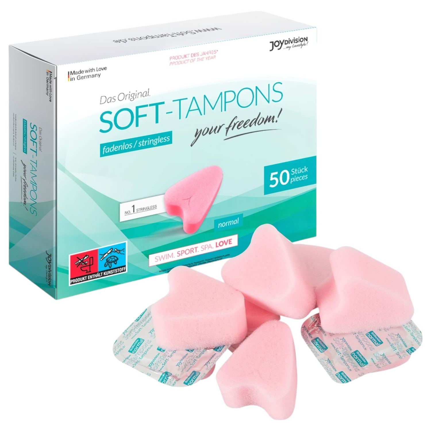 JoyDivision Soft-Tampons - mekani tamponi bez končića (50 kom)