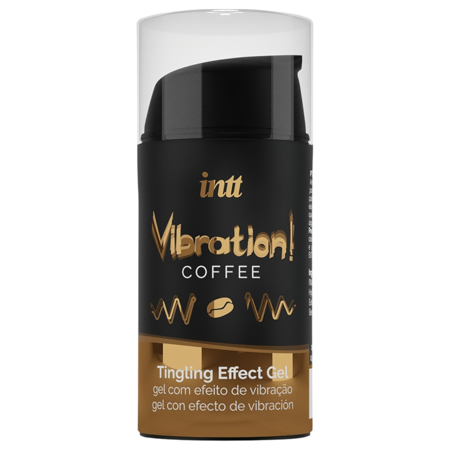 Intt Vibration! - tekući vibrator - kava (15 ml)