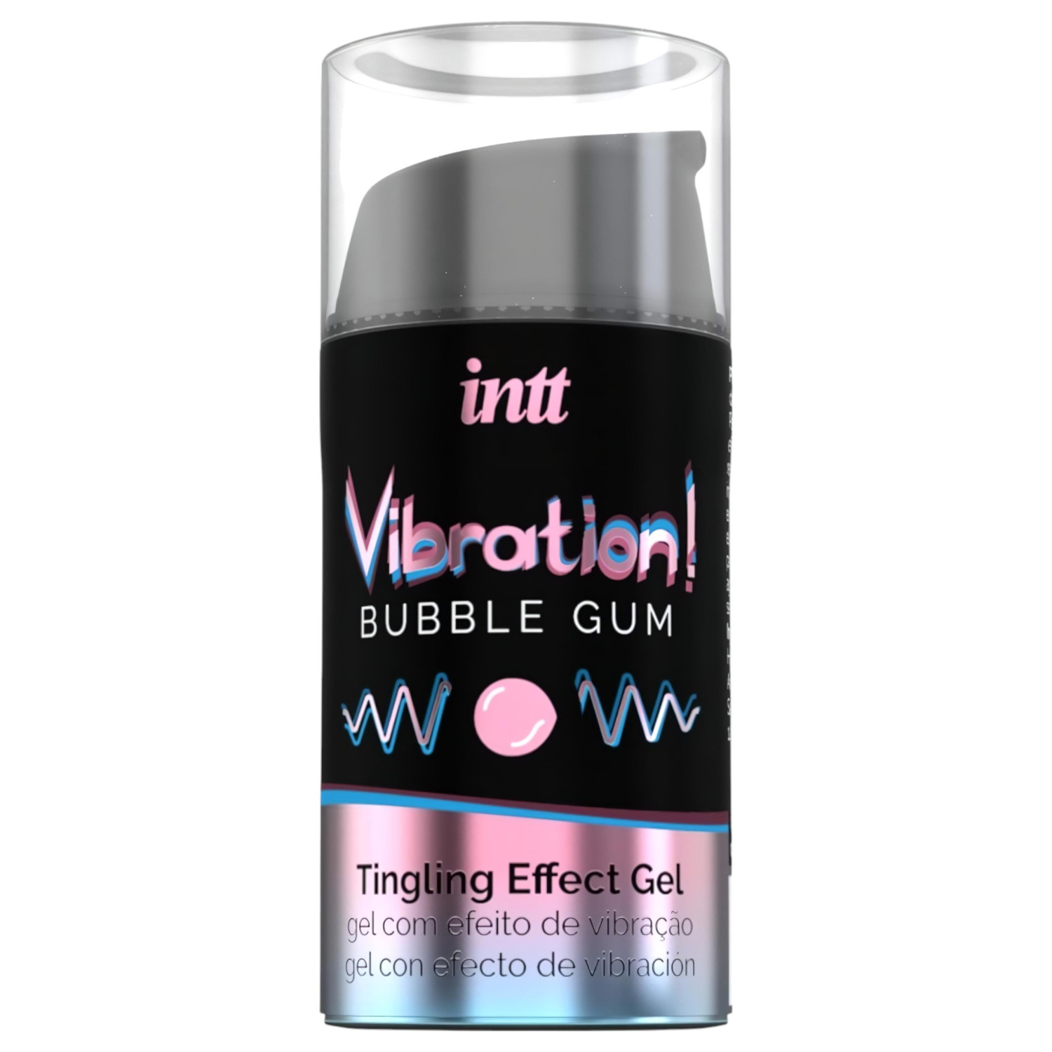 Intt Vibration! - tekući vibrator - okus žvakaće gume (15 ml)