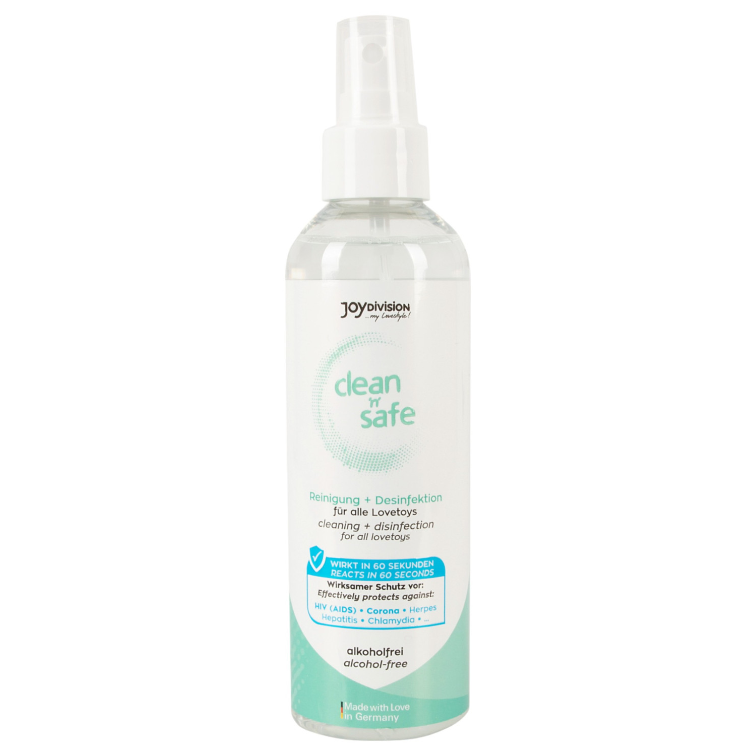 JoyDivision Clean Safe - sprej za dezinfekciju i čišćenje - 200ml