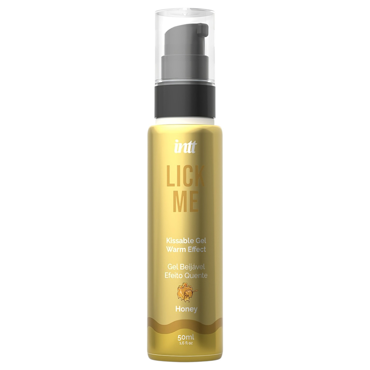 Intt Lick Me - lubrikant s efektom grijanja - med - 50ml