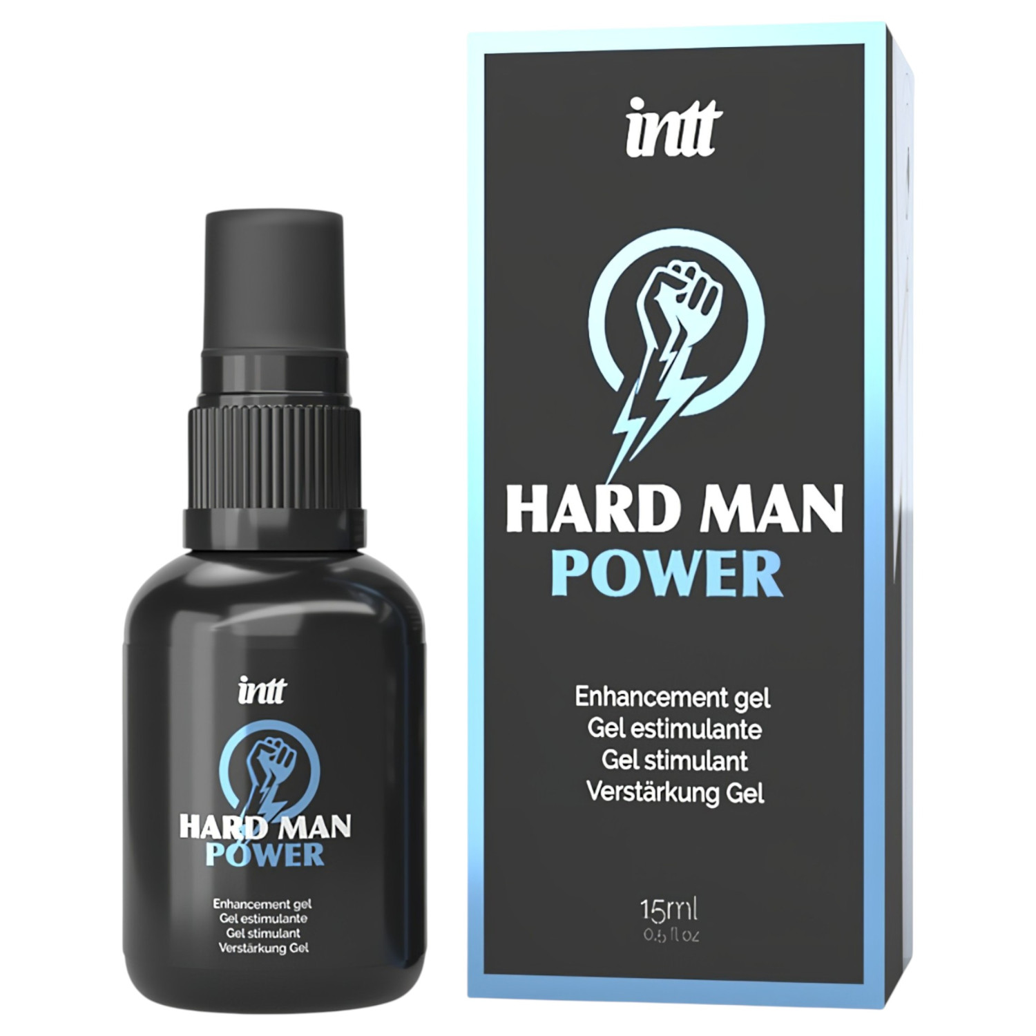 Intt Hard Man Power - stimulirajući gel za muškarce - 15 ml