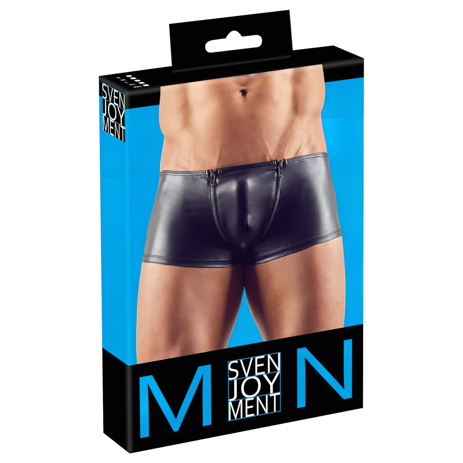 Svenjoyment - muške bokserice s patentnim zatvaračem - crne - L