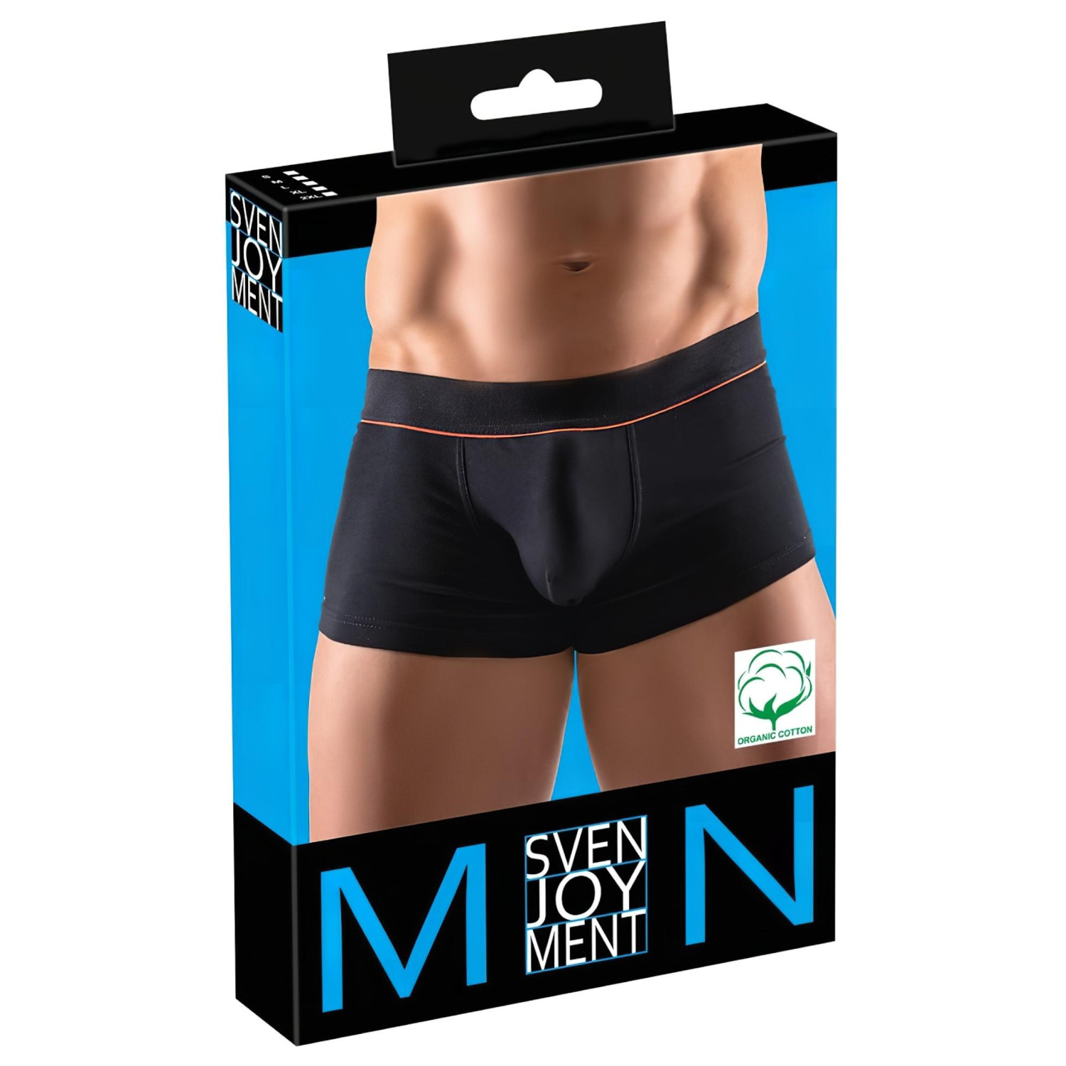 Svenjoyment - ekološki pamuk udobne bokserice (crne) - 2XL