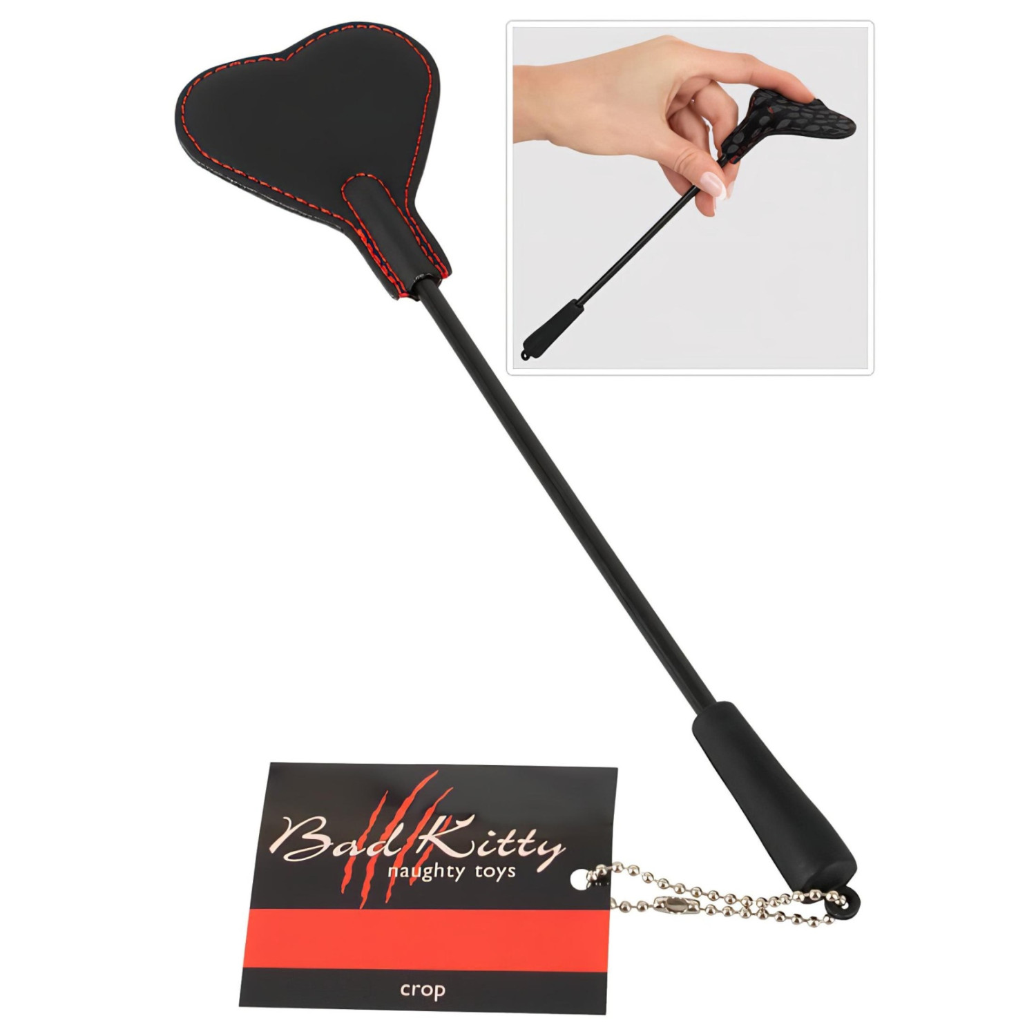 Bad Kitty - Čarobni štapić u obliku srca - pljeskalica (25 cm)
