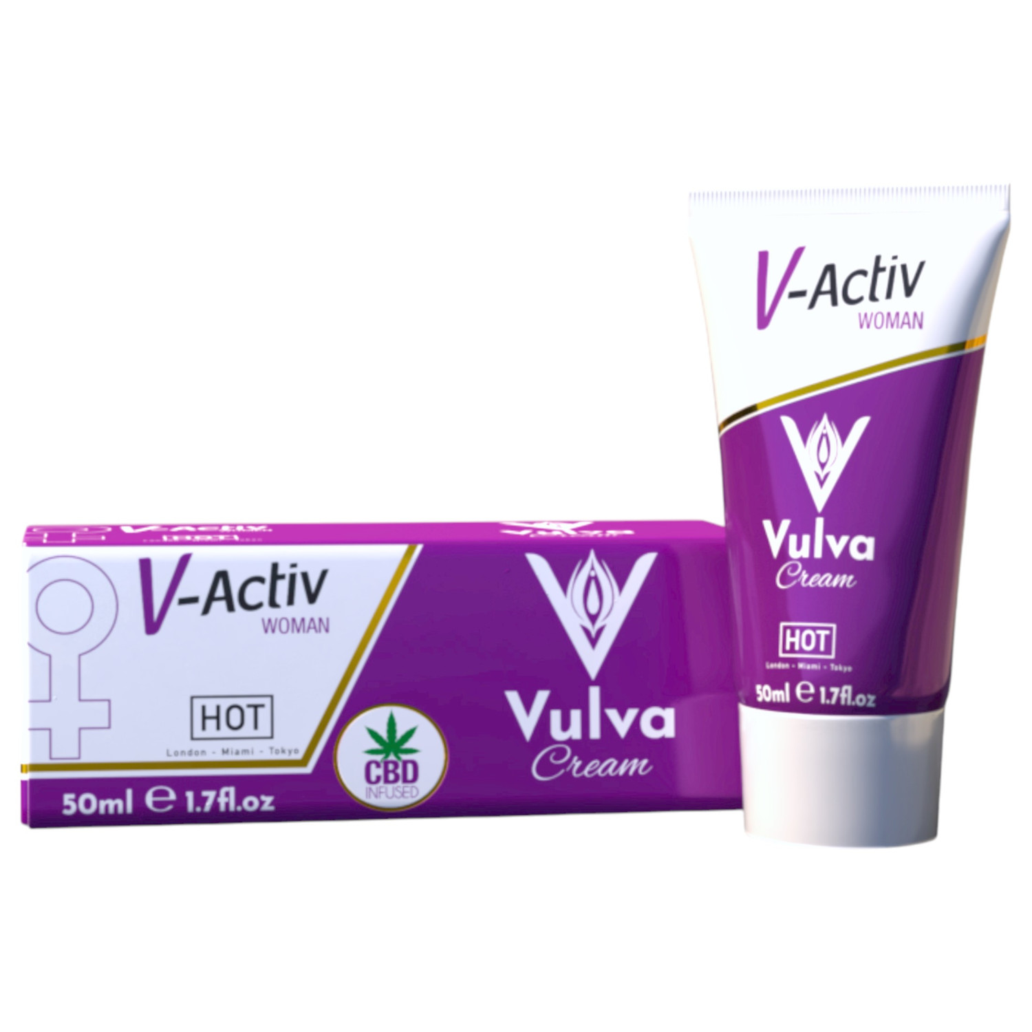 Hot V-Active - stimulirajuća intimna krema za žene - 50ml