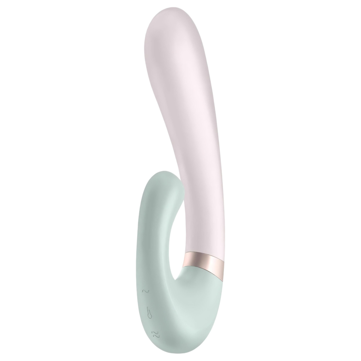 Satisfyer Heat Wave - vibrator s grijanjem upravljan aplikacijom (menta)