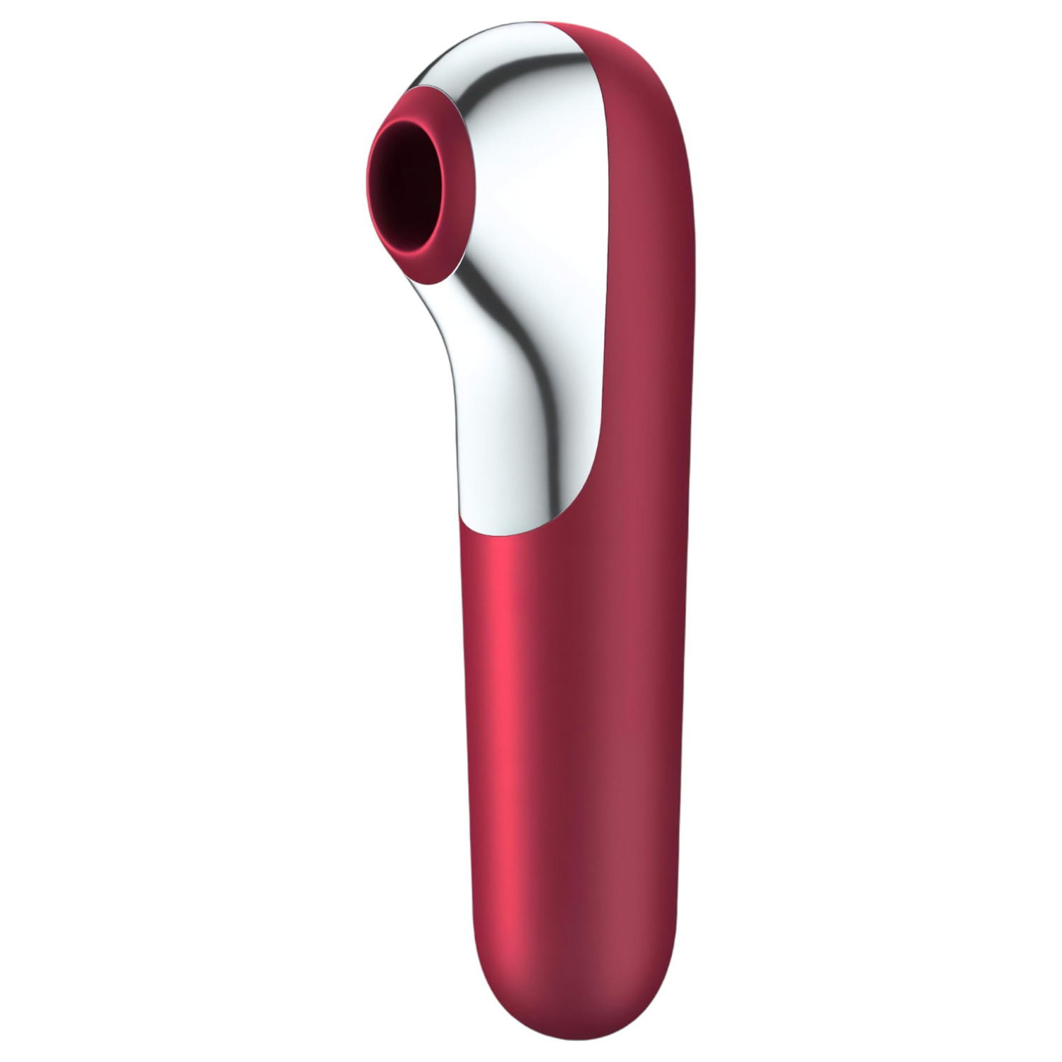 Satisfyer Dual Love - vibrator za klitoris s upravljanjem putem aplikacije (crveni)