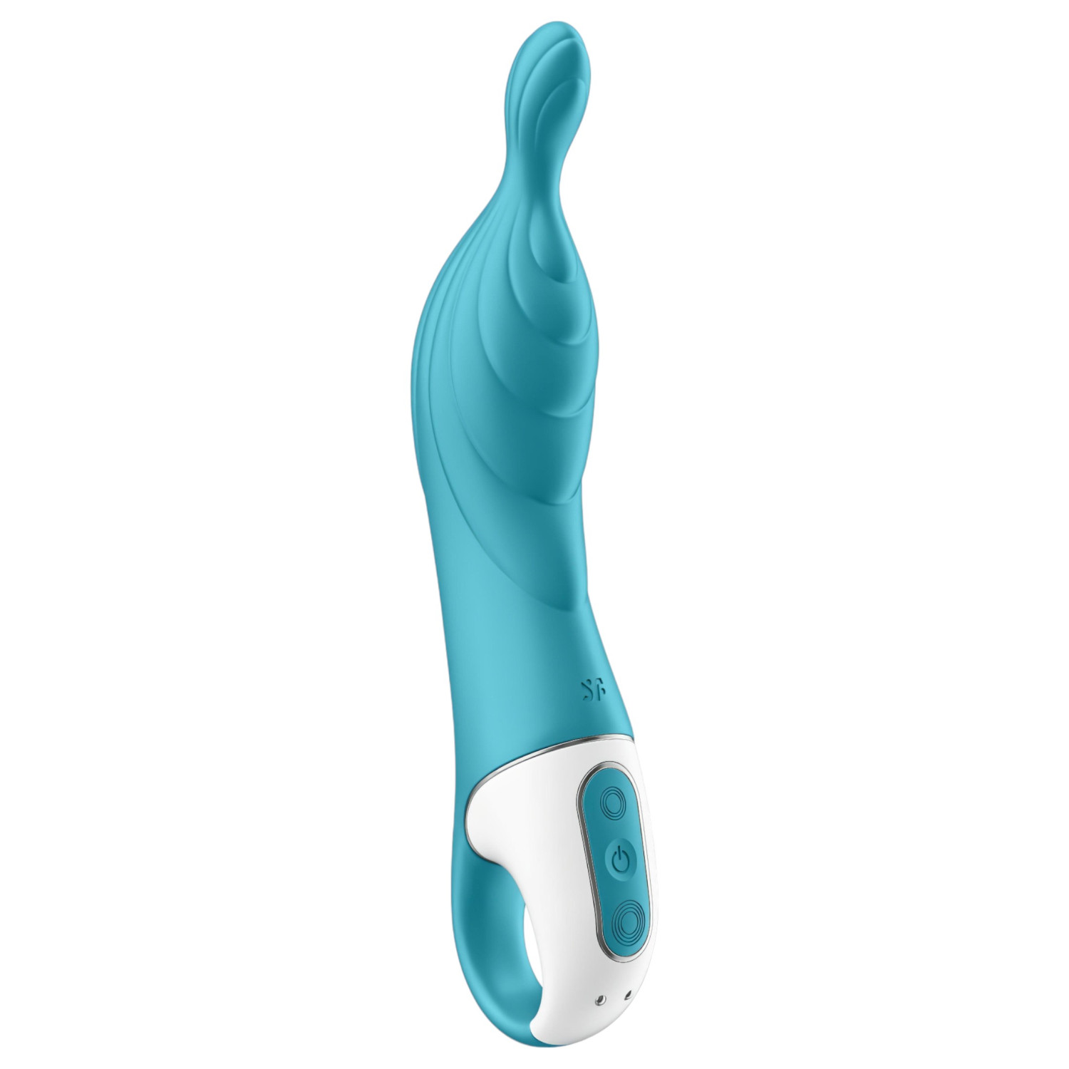 Satisfyer A-Mazing 2 - akumulatorski A-točka vibrator (tirkizni)