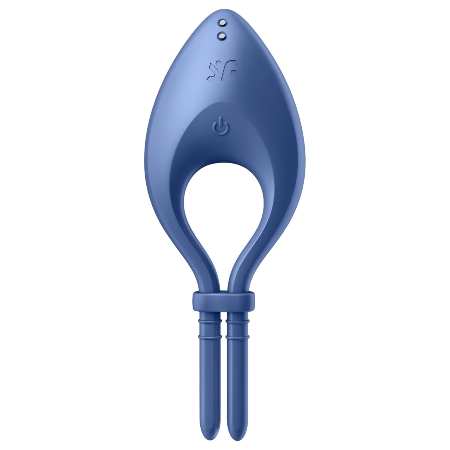 Satisfyer Bullseye - prsten za penis s vibracijom upravljanom aplikacijom, za muškarce (plavi)