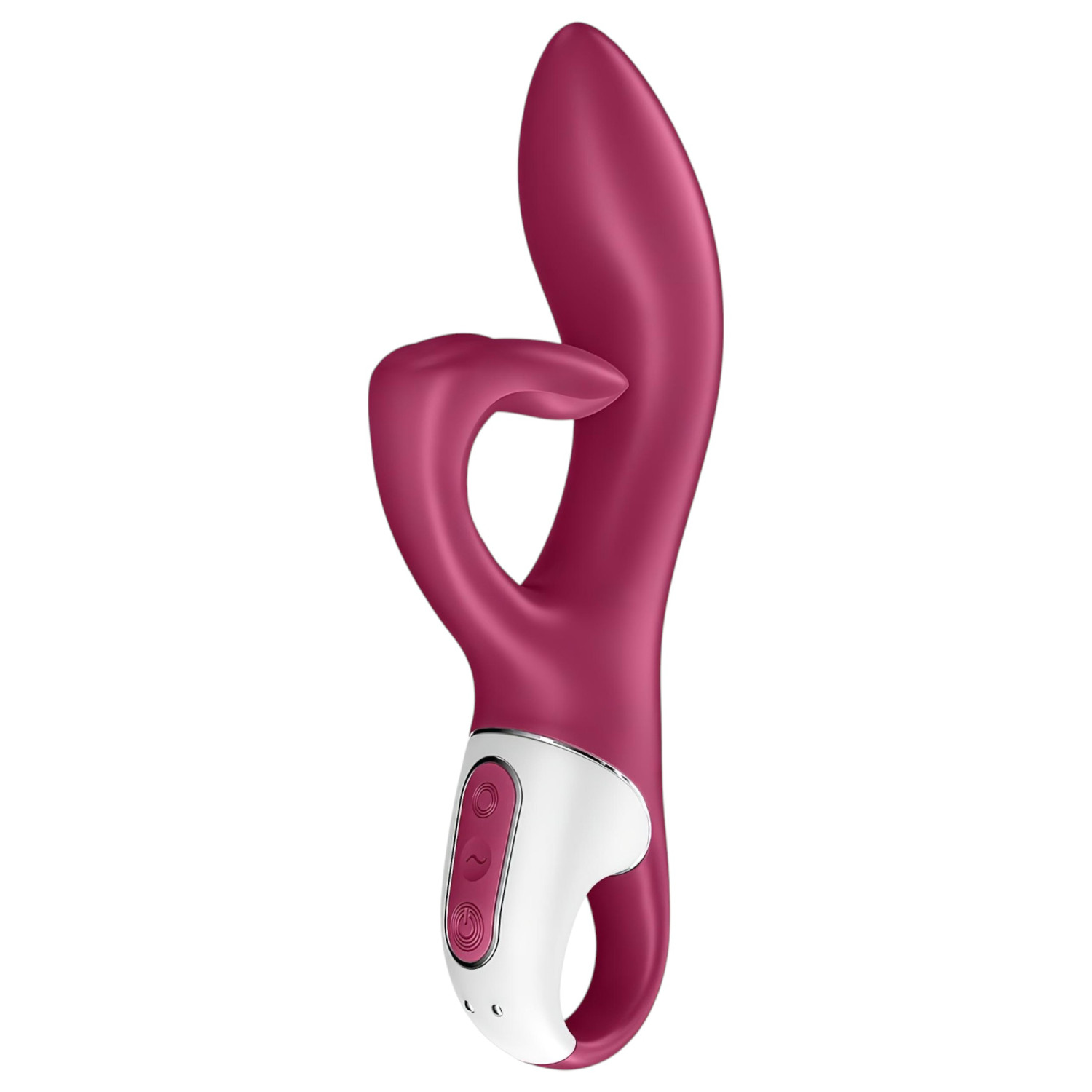 Satisfyer Embrace Me - vibrator s rukom za klitoris, na akumulator (crveni)