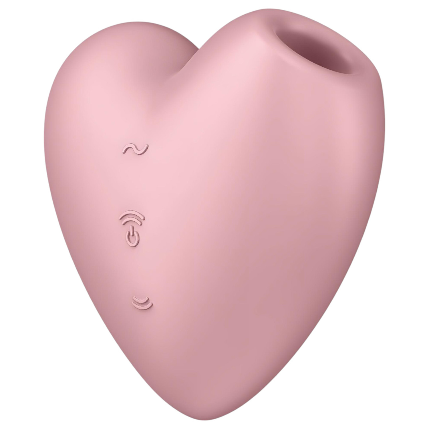 Satisfyer Cutie Heart - akumulatorski vibrator za klitoris s valovima zraka (rozi)