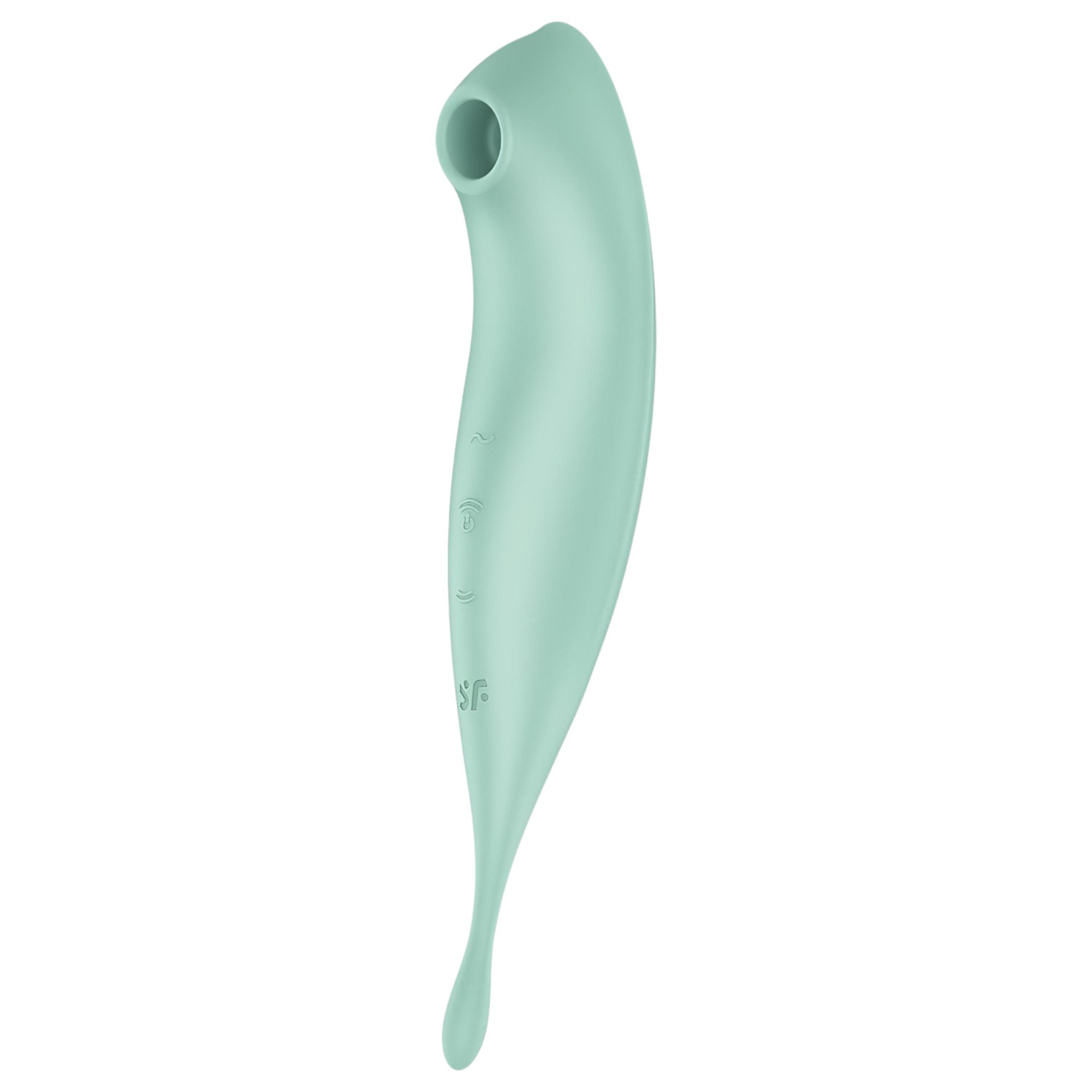 Satisfyer Twirling Pro - vibrator za klitoris s upravljanjem putem aplikacije (menta)