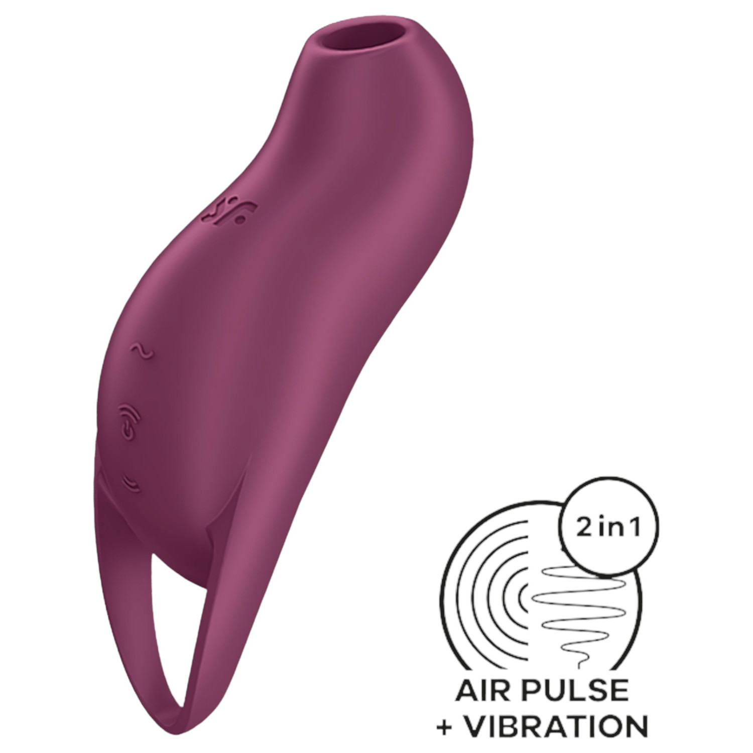 Satisfyer Pocket Pro 1 - akumulatorski, zračnim valovima stimulirajući vibrator za klitoris (ljubičasti)