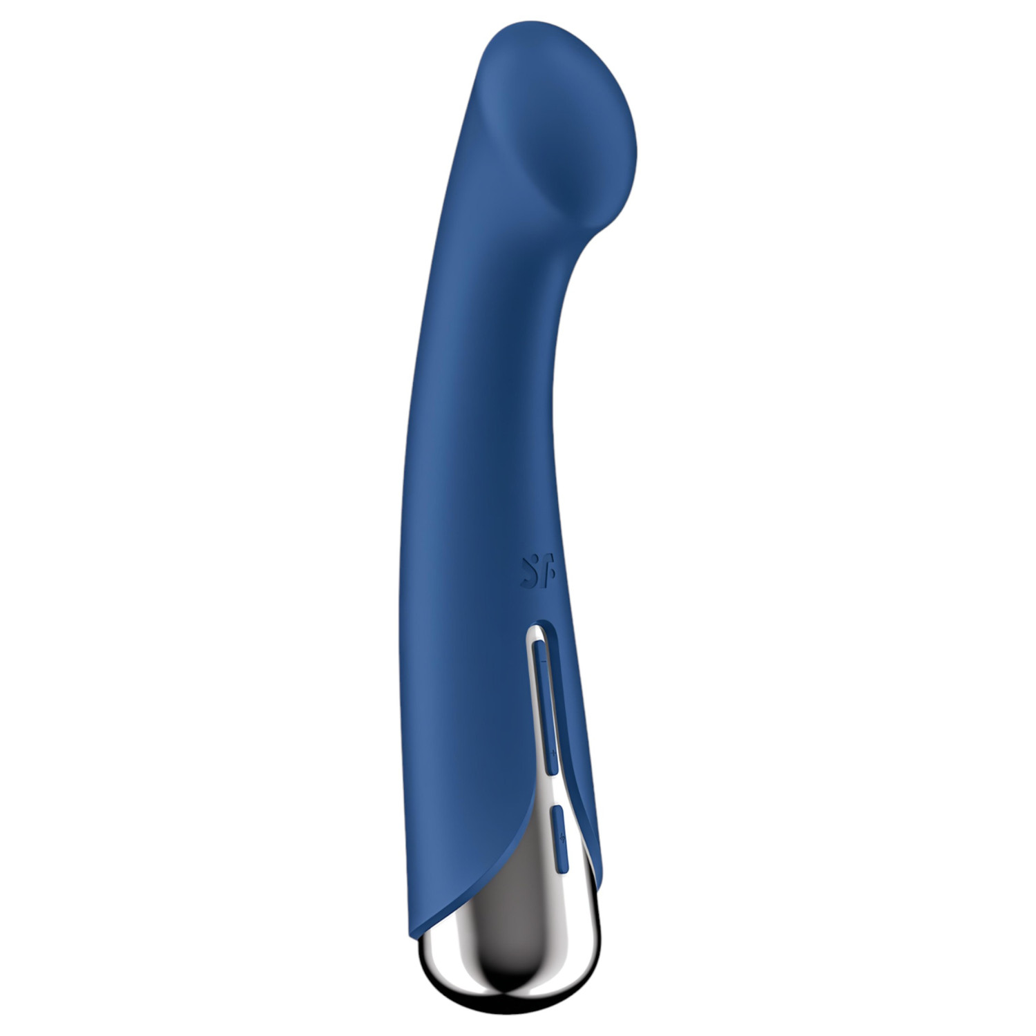 Satisfyer Spinning G-Spot 1 - vibrator za G-točku s rotirajućom glavom (plavi)