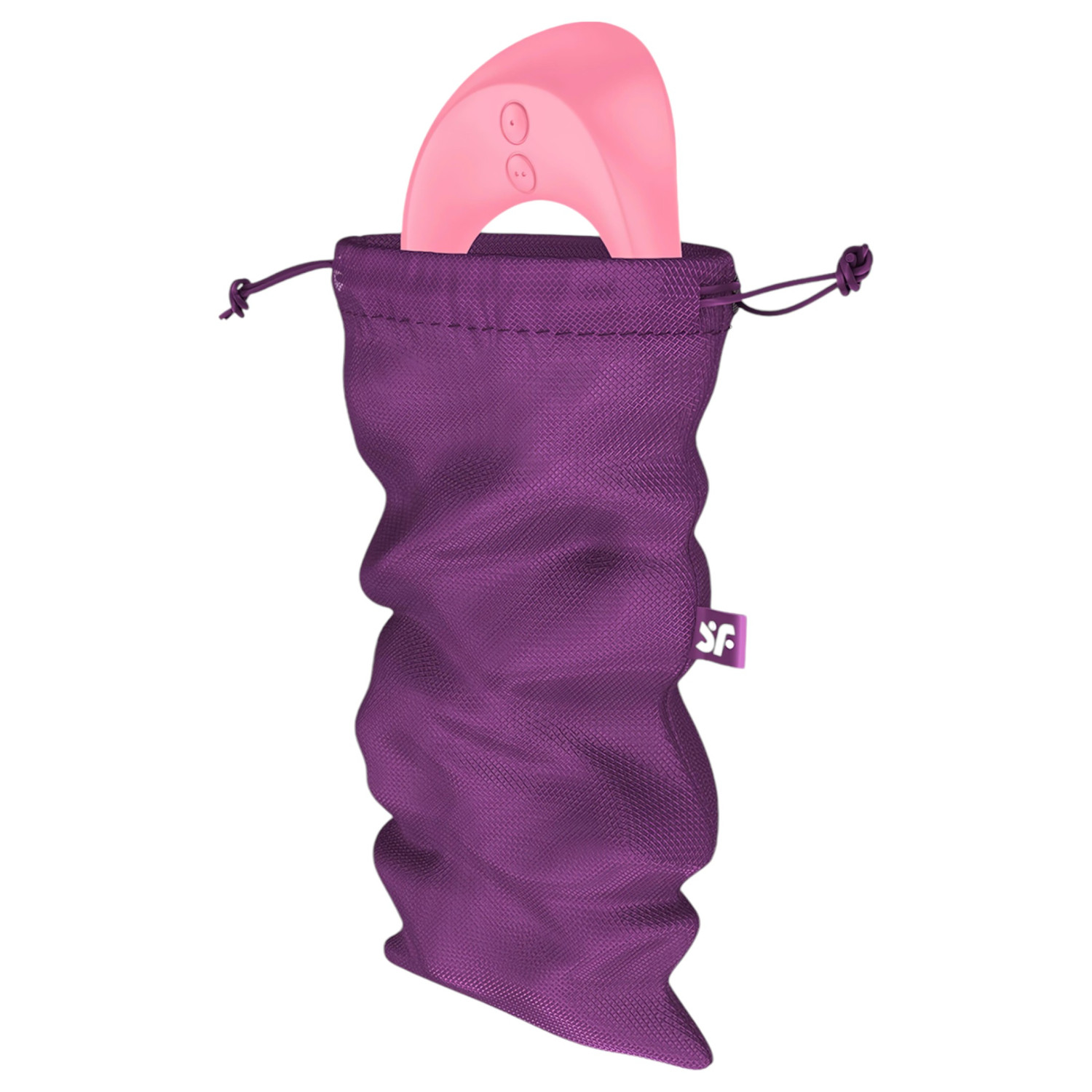 Satisfyer Treasure Bag - diskretna torbica za pohranu - srednja (ljubičasta)