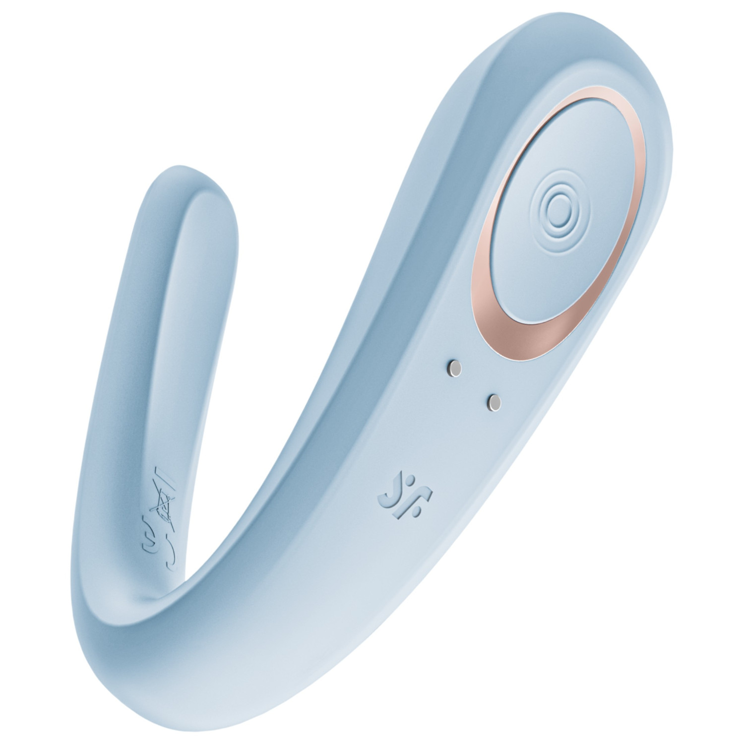 Satisfyer Double Classic - vibrator za parove (plavi)
