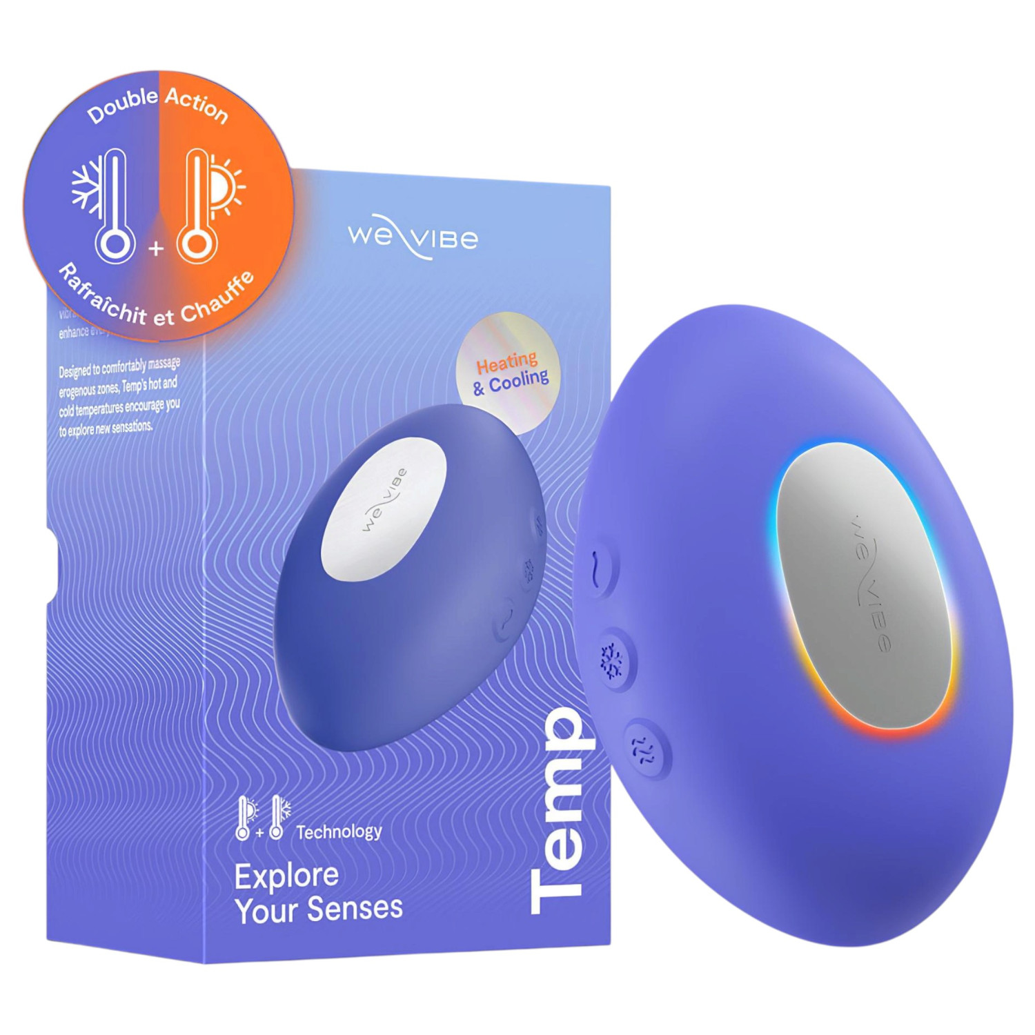 We-Vibe Temp - vibrator za hlađenje i grijanje klitorisa (plavi)