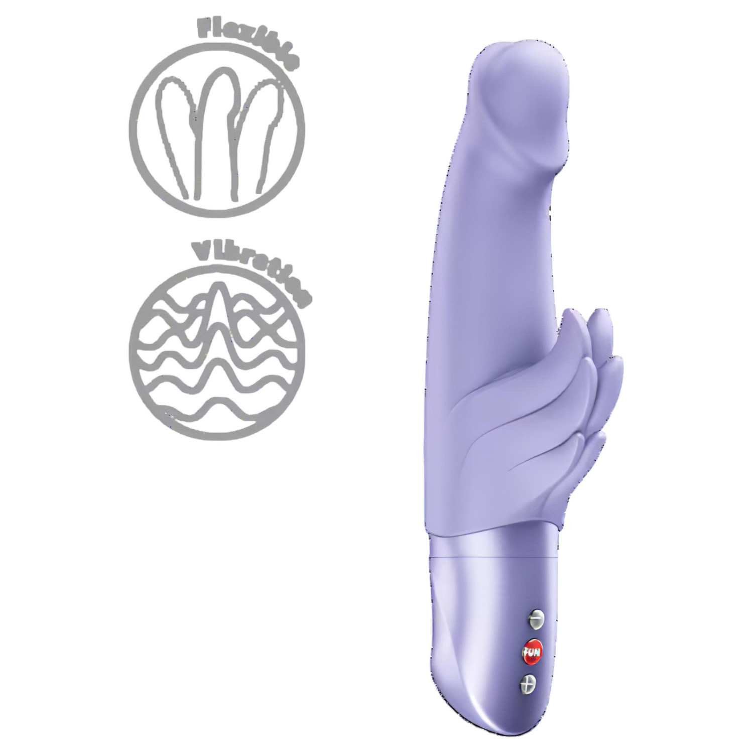 Fun Factory Wicked Angel - vibrator s ručkom za klitoris (ljubičasti)