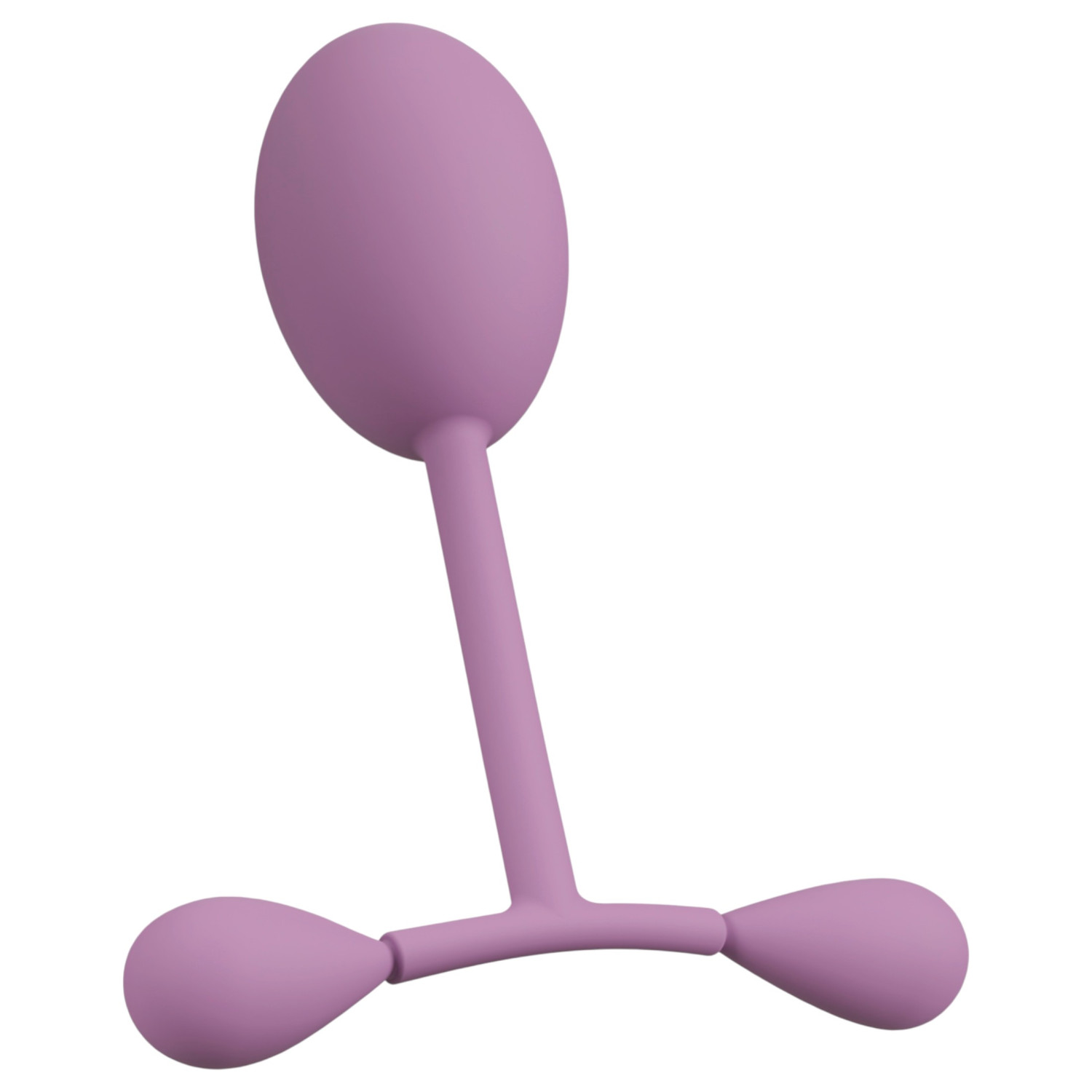You2Toys - silikonski intimni trenažer s pomičnim utezima - 78 g (ljubičasta)