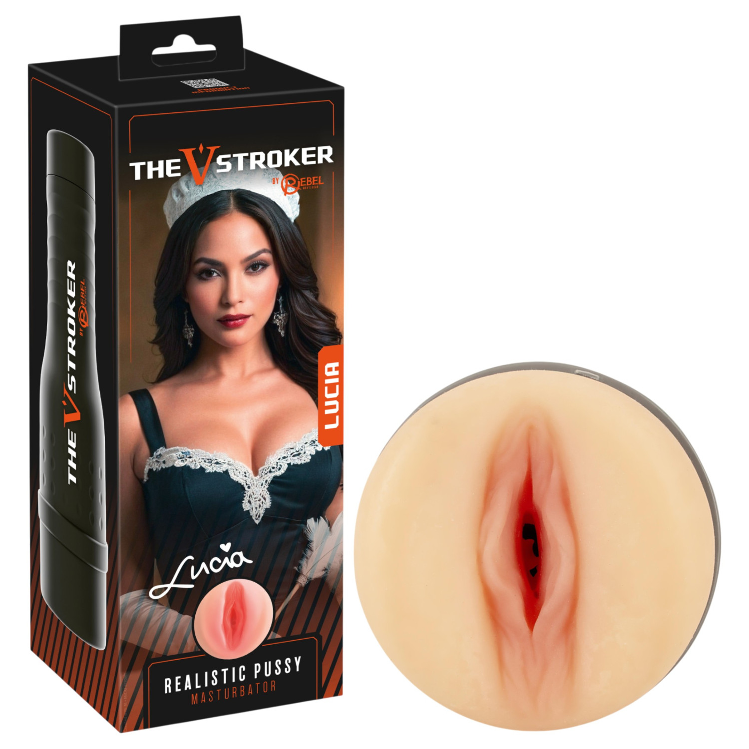 Rebel The V-Stroker Lucia - realistična umjetna vagina masturbator (boja kože)