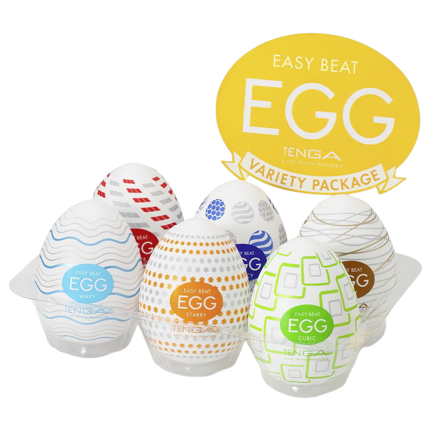 TENGA Variety - set masturbatora jaja - 6 komada